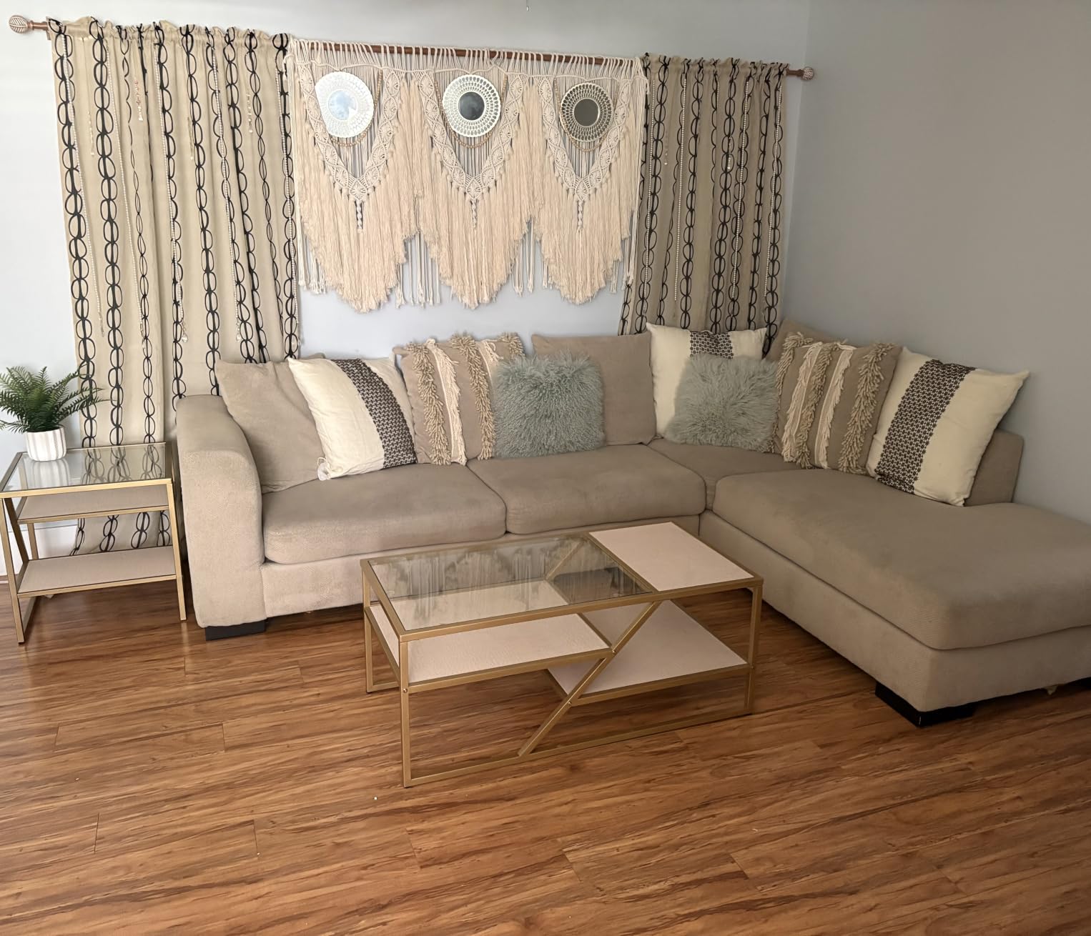 Area Rug 9x12 Washable Rug, Vintage Boho Medallion Rugs Non-Slip Soft Low Pile Large Distressed Rug Indoor Retro Carpet for Living Room Bedroom Dining Room Home Office (Beige, 9'x12') customer photo 2