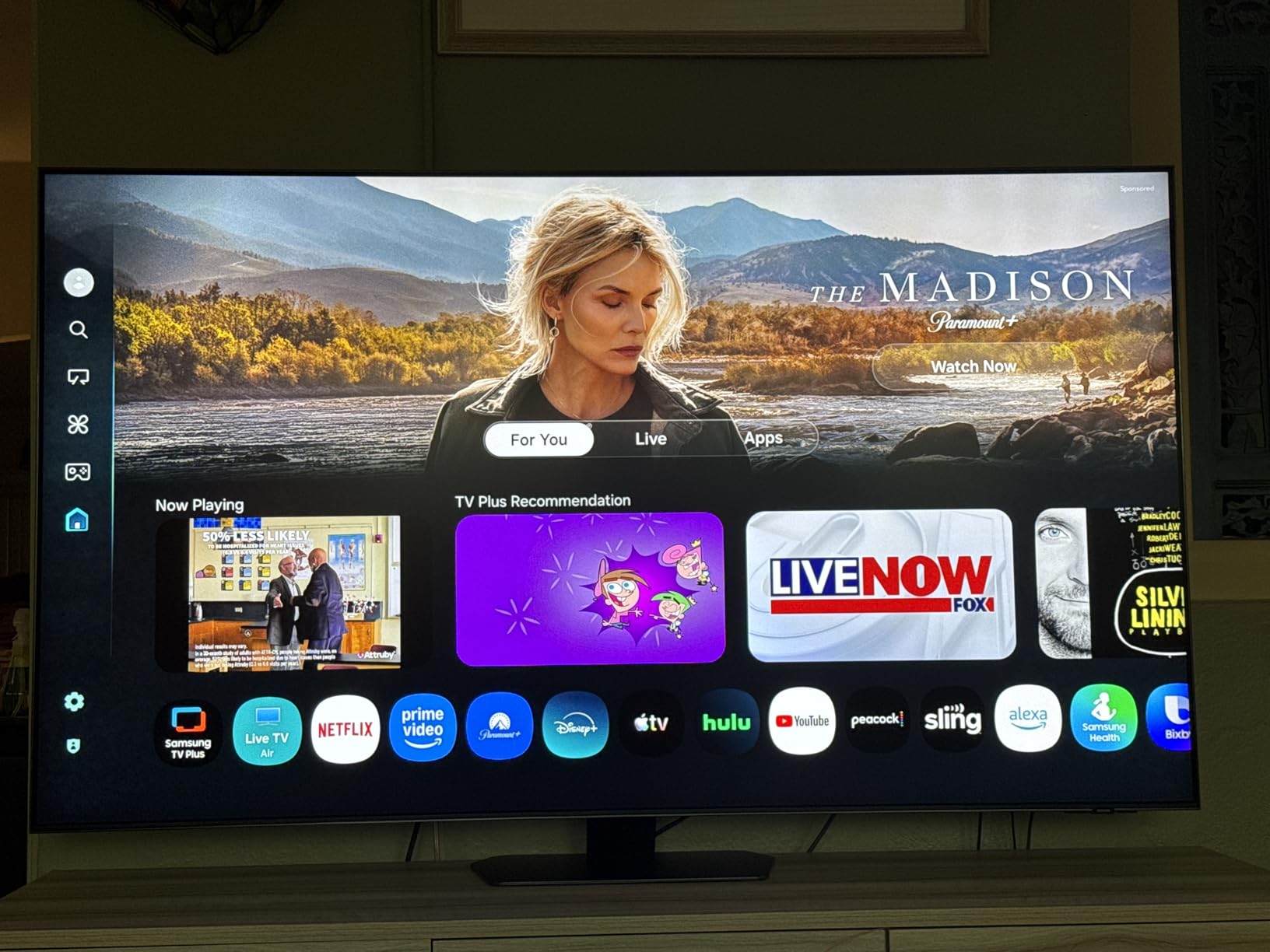 55-Inch Class Neo QLED 4K QN90F Series, Vision AI, Mini LED Smart TV (2025 Model, 55QN90F) Neo Quantum HDR+, Object Tracking Sound+ w/Dolby Atmos, Glare Free, Gaming Hub, Alexa Built-in customer photo 1