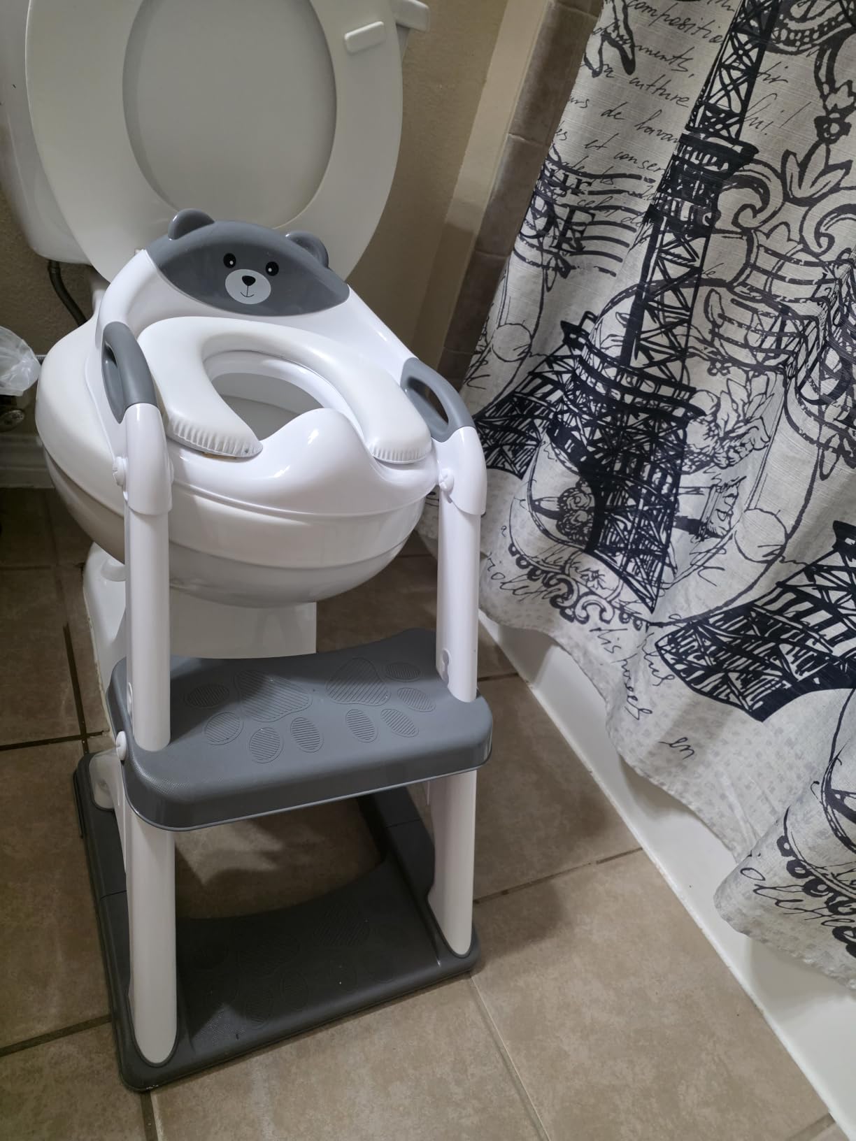 Potty Training Toilet for Toddlers, 2-in-1 Potty Training seat, Anti-Slip customer photo 1