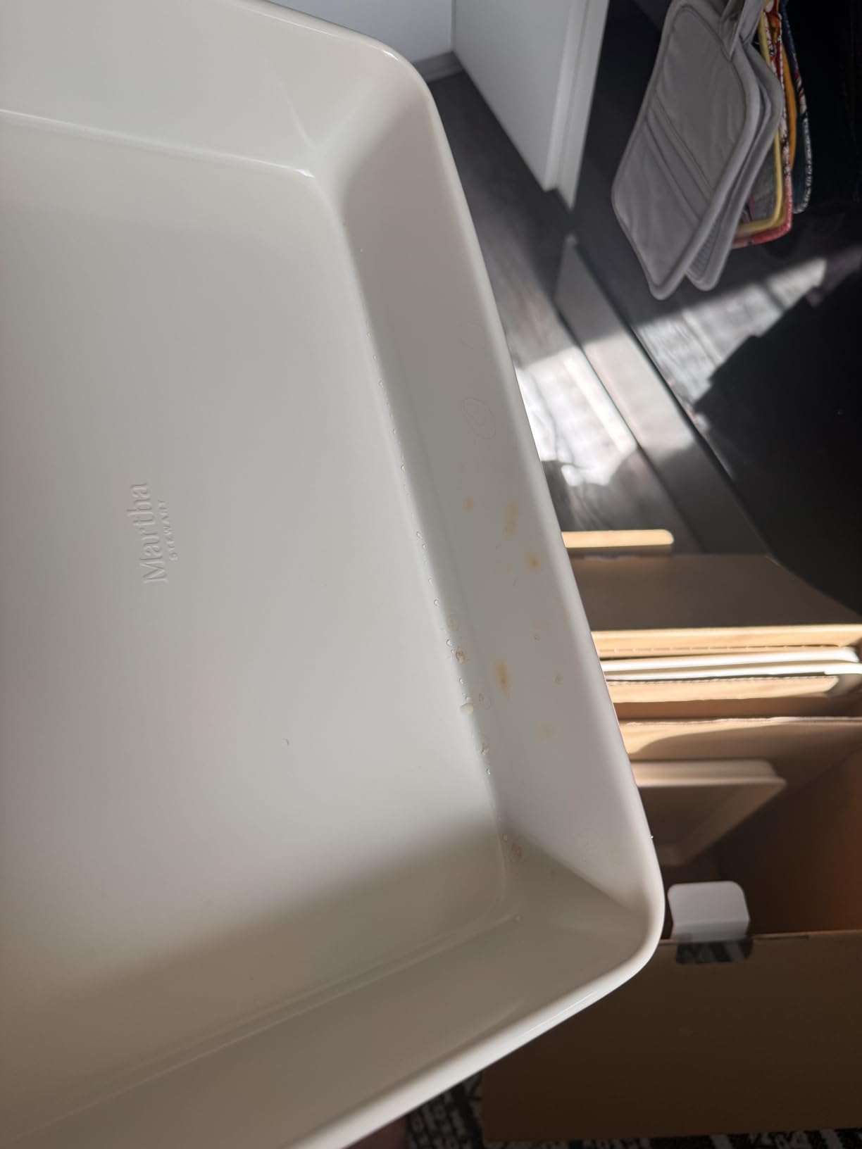 Martha Stewart Gallen 10 Piece Baking Pans Ceramic PFA Free Non Toxic Non Stick Bakeware Set - Linen White customer photo 2
