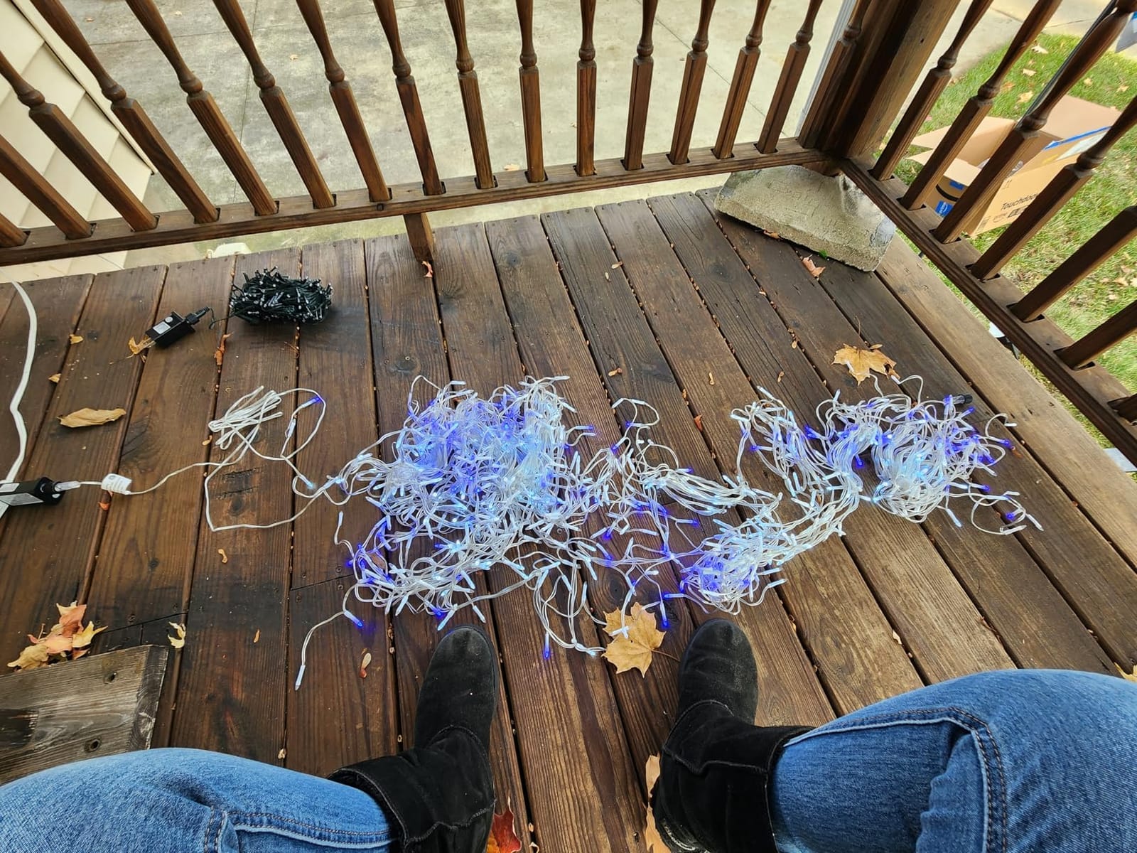 670 LED 66FT Christmas Lights Outdoor,148 Drops Icicle Lights with 12 Modes customer photo 2
