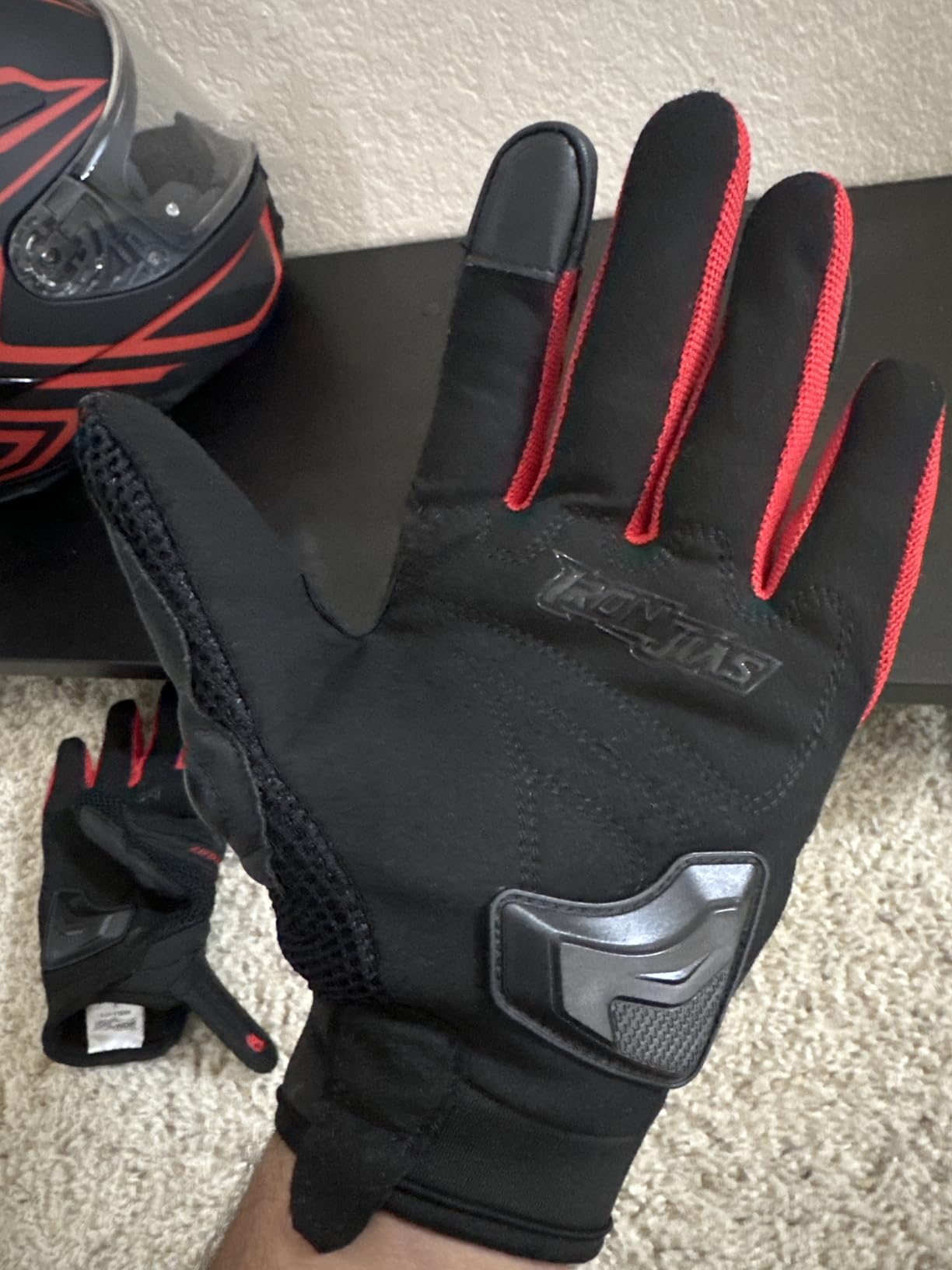 BORLENI Summer Motorcycle Gloves for Men and Women Touchscreen Biker Gloves customer photo 2