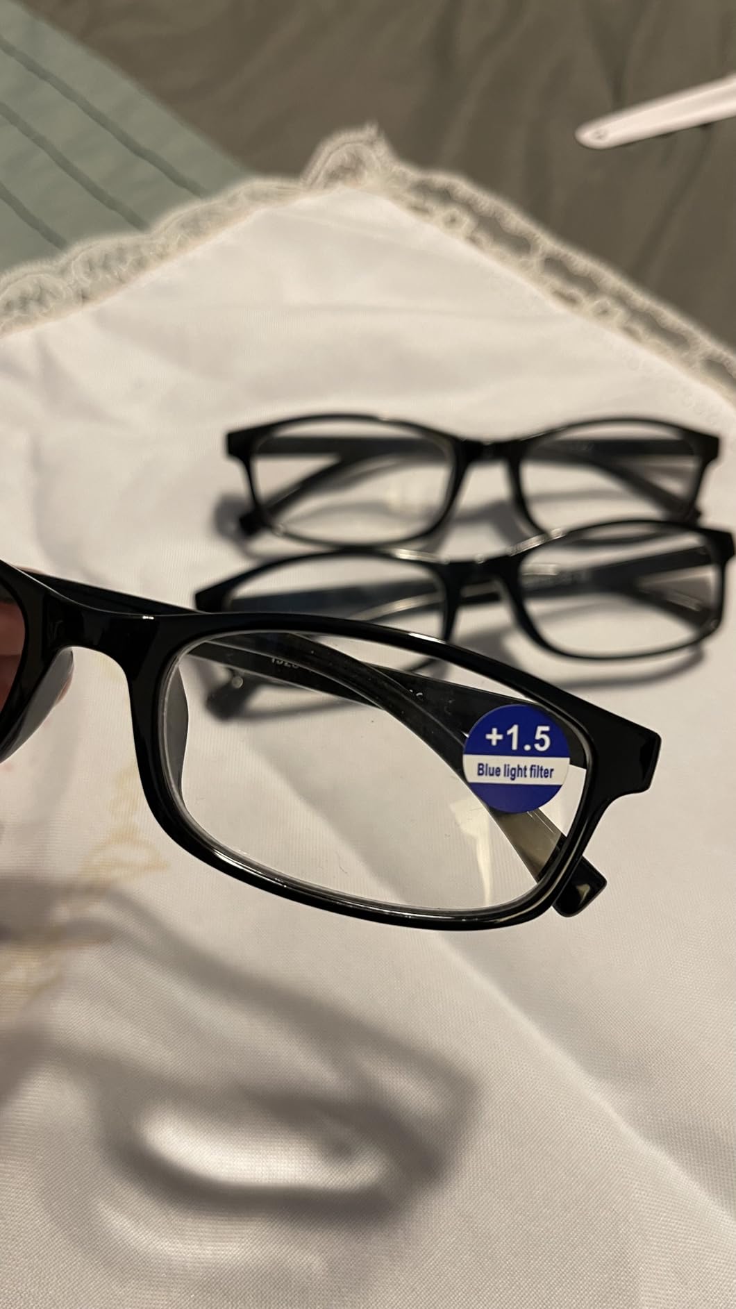 Gaoye 1.5 Reading Glasses Men - Blue Light Blocking Lenses, TR90 Frames, UV400 - Eyeglasses with Clear Vision customer photo 2