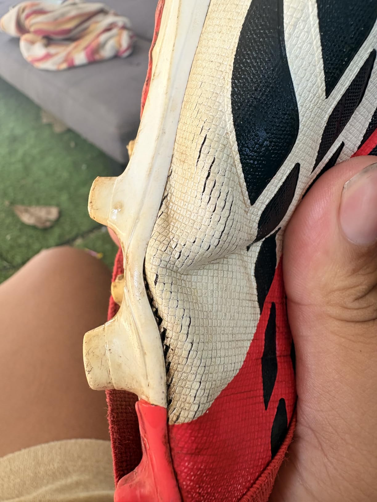 adidas Unisex-Adult League Predator Fold-Over Tongue Firm/Multi Ground Cleat customer photo 2