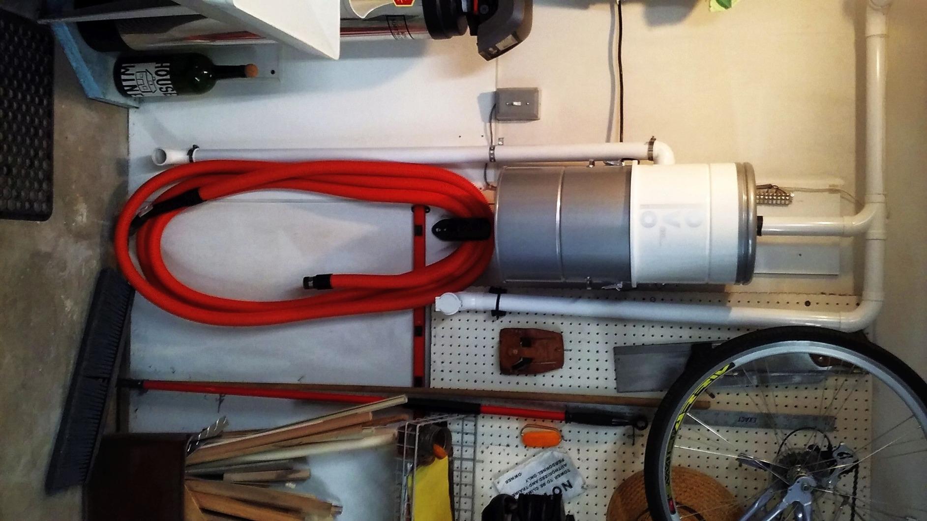 OVO Large and Powerful Central Vacuum System, 630 Airwatts Hybrid Filtration (with or Without Disposable Bags), Covers up to 7500 sq.ft, 6.6 Gal / 25L Bottom Load Rolled Steel Canister customer photo 1