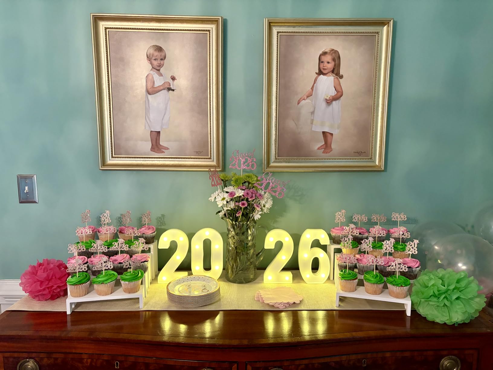 2 Set Wooden Tiered Risers Display Stands for Vendor Events,Stackable Wood Cupcake Display Stand,Farmhouse Decor Wood Dessert Table Display Set,Vendor Booth Display Items,Food Display Risers for Party customer photo 2
