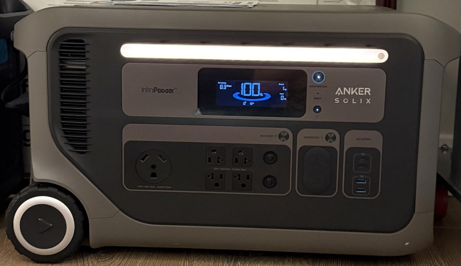 Anker SOLIX F3000 Portable Power Station, 3,072Wh, 6,000W, Solar Generators customer photo 2