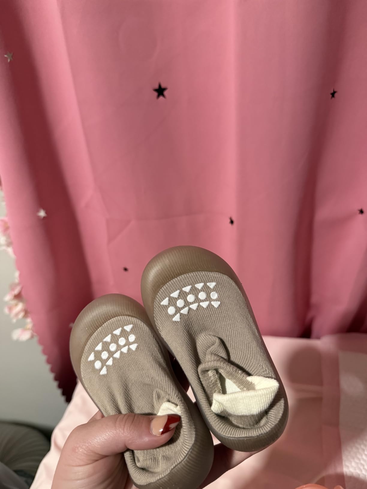 Hstyle Baby Sock Shoes Toddler Boys Walking Shoes Infant Slippers Sneakers customer photo 1