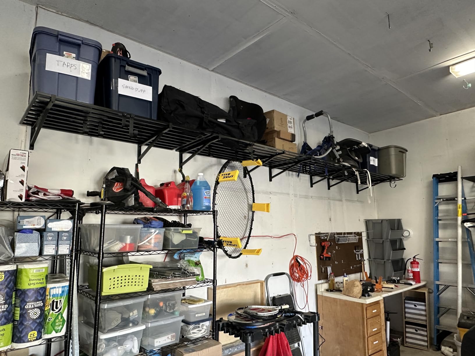 StoreYourBoard Garage Wall Shelf, 1x2 ft, Holds 200 lb, 2 Pack customer photo 2