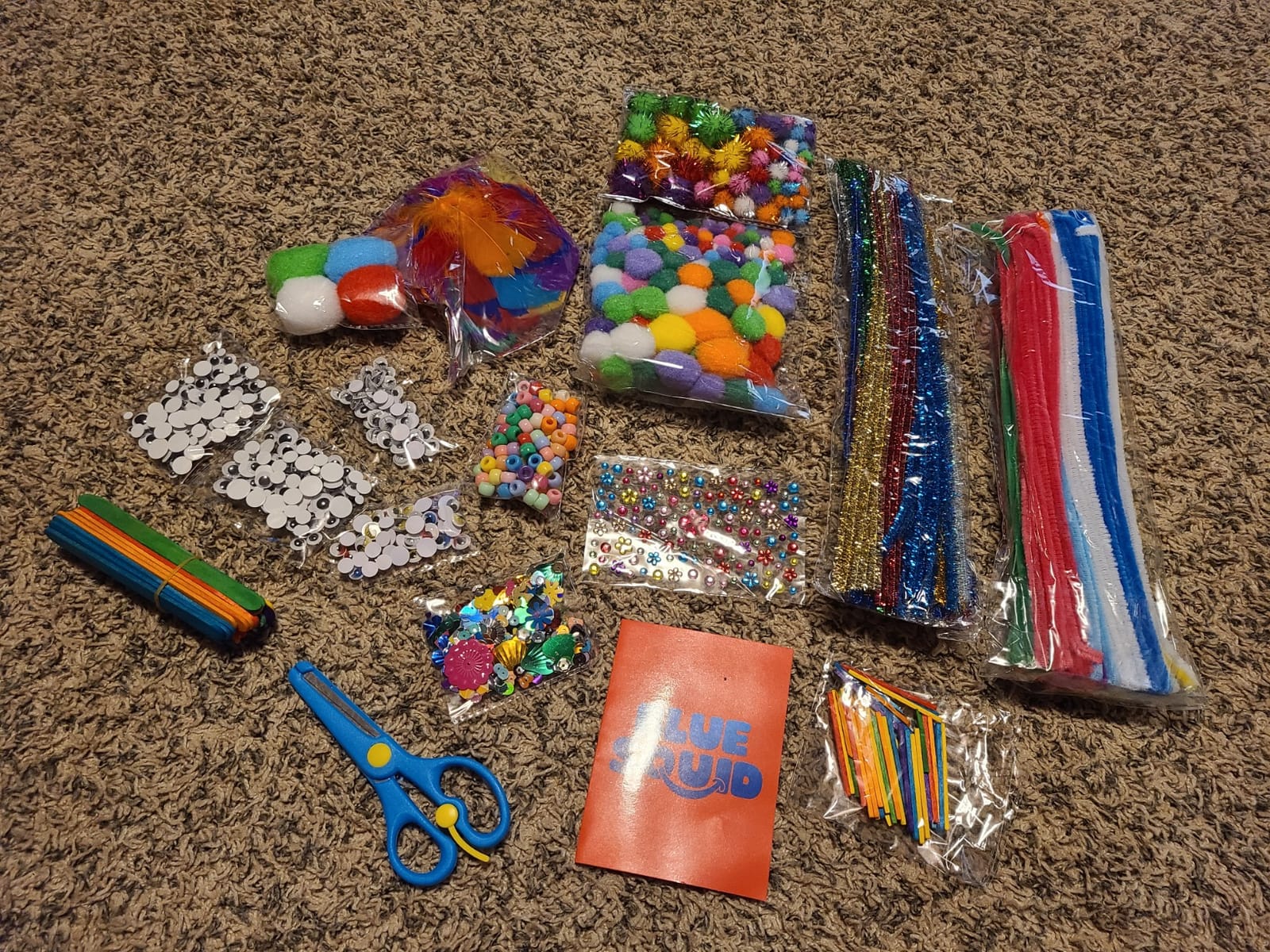 Blue Squid 1750+pcs Craft Kits for Kids, Ages 4-9 Girl Boys Gifts Arts and Crafts for Kids Craft Kits Toys for 4-9 Year Old Girls Boys Birthday Presents Gifts Crafts for 4-10 Year Olds customer photo 2