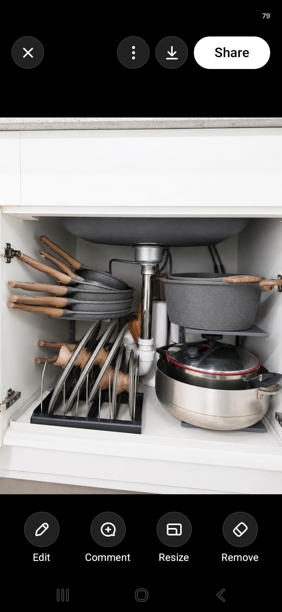 CAROTE 26pcs Pots and Pans Set, Nonstick Cookware Sets | Induction Kitchen Cooking Set, Special Texture Design, Ultra Durable, Easy Food Release, Even Heating, with Frying Pans Set customer photo 1