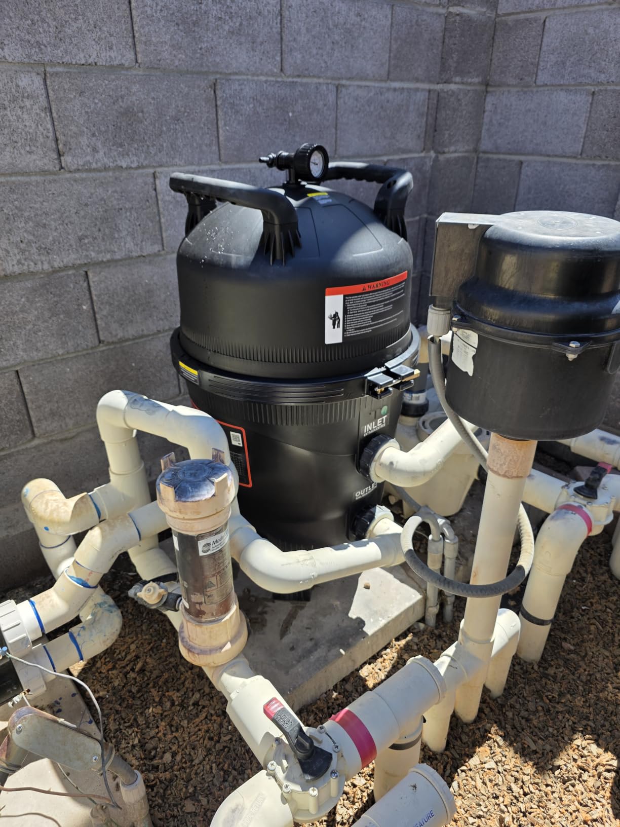 VEVOR 2026 Pro Pool Cartridge Filter System 200 sqft, Pool Filter for Inground & Above Ground Pools, Compatible W/Pumps 3HP~4HP | Up to 9827 GPH Max Flow, Pool Filters for Pools Up to 39625 Gallons customer photo 1