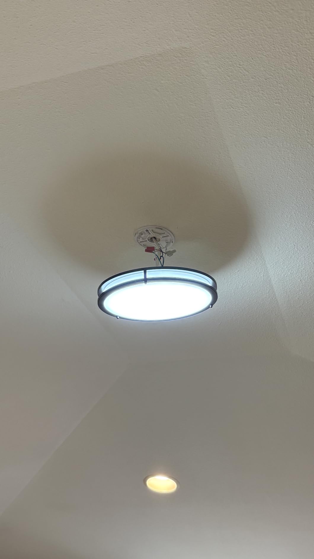 libtit 13-Inch Flush Mount Ceiling Lights, Dimmable 3000K-6500K Adjustable LED Ceiling Light, 24W Round Slim Light Fixture, Brushed Nickel for Kitchen, Bedroom, Bathroom, Hallway-ETL Listed customer photo 2