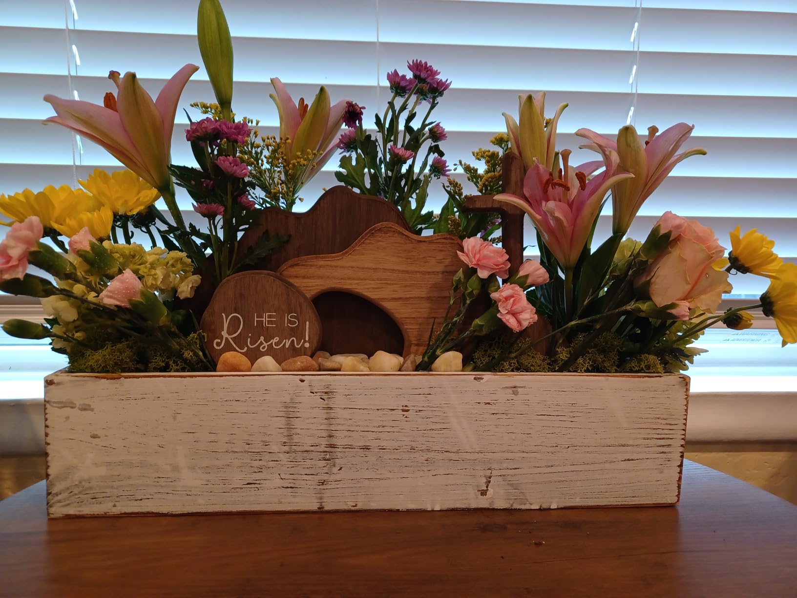 FESTGLOX Wooden Nativity Set Indoor, 13Pcs Small Christmas Nativity Scene customer photo 2