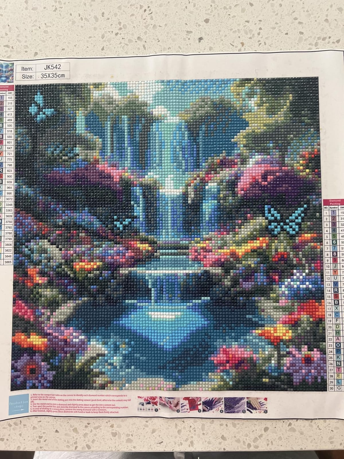 5D Forest Landscape Diamond Art kits for Adults Beginners 13.7x 13.7 Inch customer photo 1