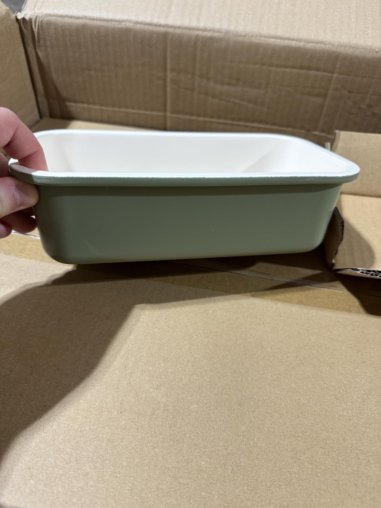 GreenLife 6 Piece Ceramic Nonstick Oven Bakeware Set, Sage | PFAS-Free Ceramic Nonstick, Baking Set, Cookie Sheet, Loaf, Cake & Muffin Pans, Easy Release, Dishwasher & Oven Safe to 450F customer photo 2