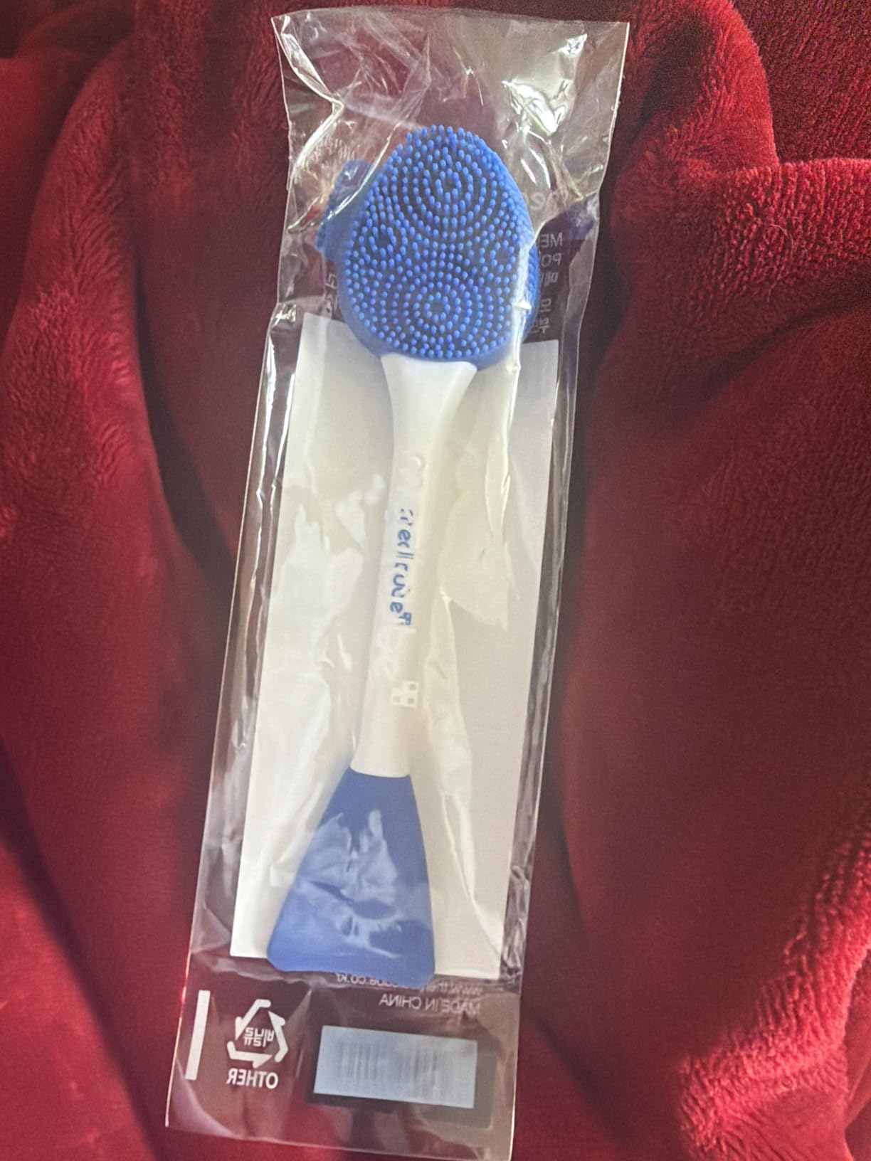 medicube Multi Silicone Jelly Brush - Pore Brush & Face Mask Applicator | 4-in-1 Multi Silicone Jelly Brush for Pore Cleansing - Face Mask Application & Gentle Face Massage, Korean Skincare Tool, 1PC customer photo 2