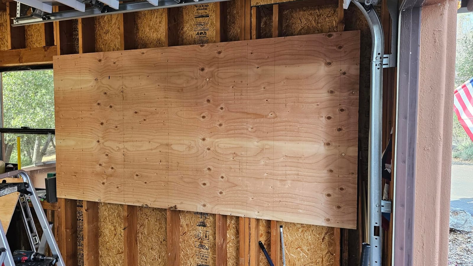 Brakki Slat Wall Paneling 4x8 Ft, Slatwall Garage Organizer Storage System customer photo 1