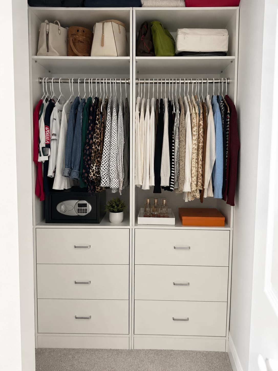 Besiost Closet Systems with 12 Wood Drawers, Closet System Set of 4 customer photo 2