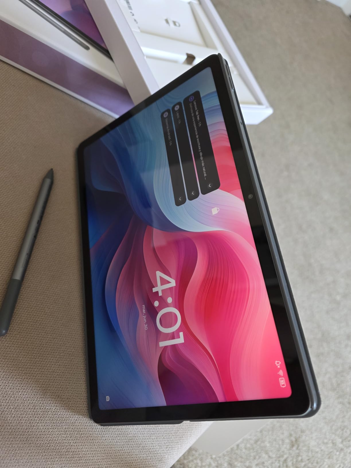 Lenovo Idea Tab - College Tablet - 11″ 2.5K IPS Touchscreen Display - 90Hz - MediaTek Dimensity 6300-4 GB Memory - 128 GB Storage - Integrated Arm Mali-G57 MC2 - Tab Pen and Folio Case customer photo 2