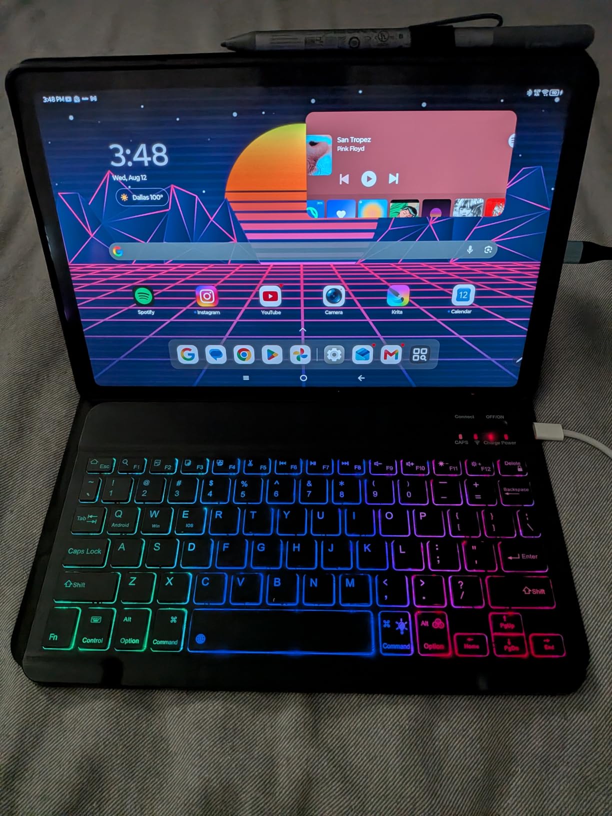 Lenovo Idea Tab - College Tablet - 11″ 2.5K IPS Touchscreen Display - 90Hz - MediaTek Dimensity 6300-8 GB Memory - 256 GB Storage - Integrated Arm Mali-G57 MC2 - Tab Pen and Folio Case customer photo 1