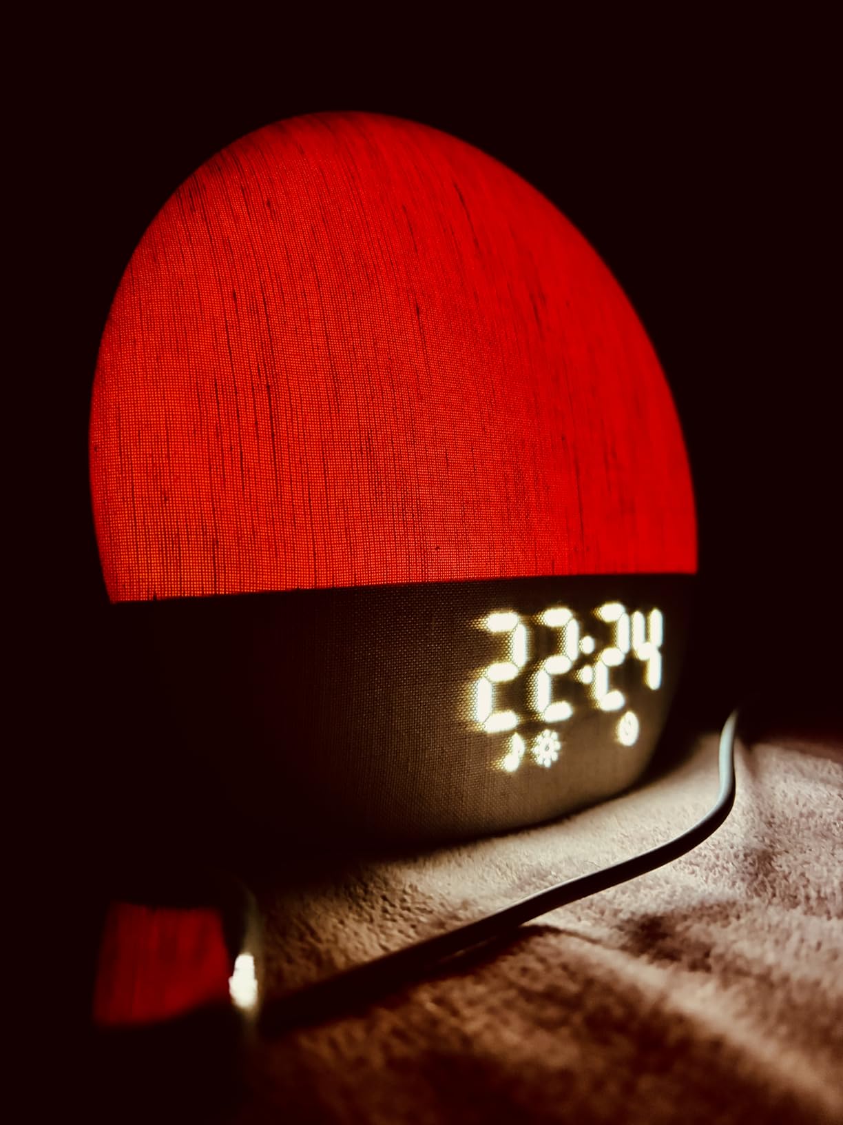 Geuuap Sunrise Alarm Clock White Noise Machine with Bluetooth Speaker,Khaki customer photo 1