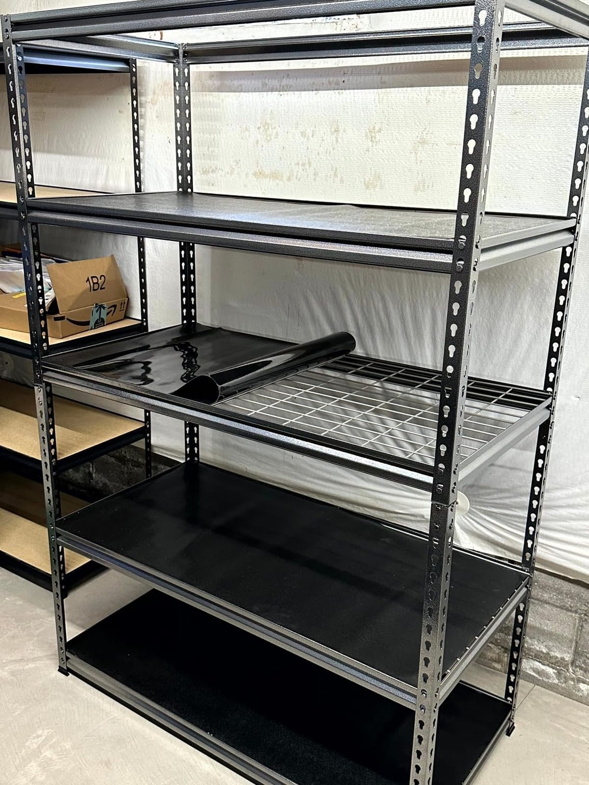 WORKPRO 77-Inch Garage Utility Shelving, 6400 lb Heavy-Duty Rack customer photo 1