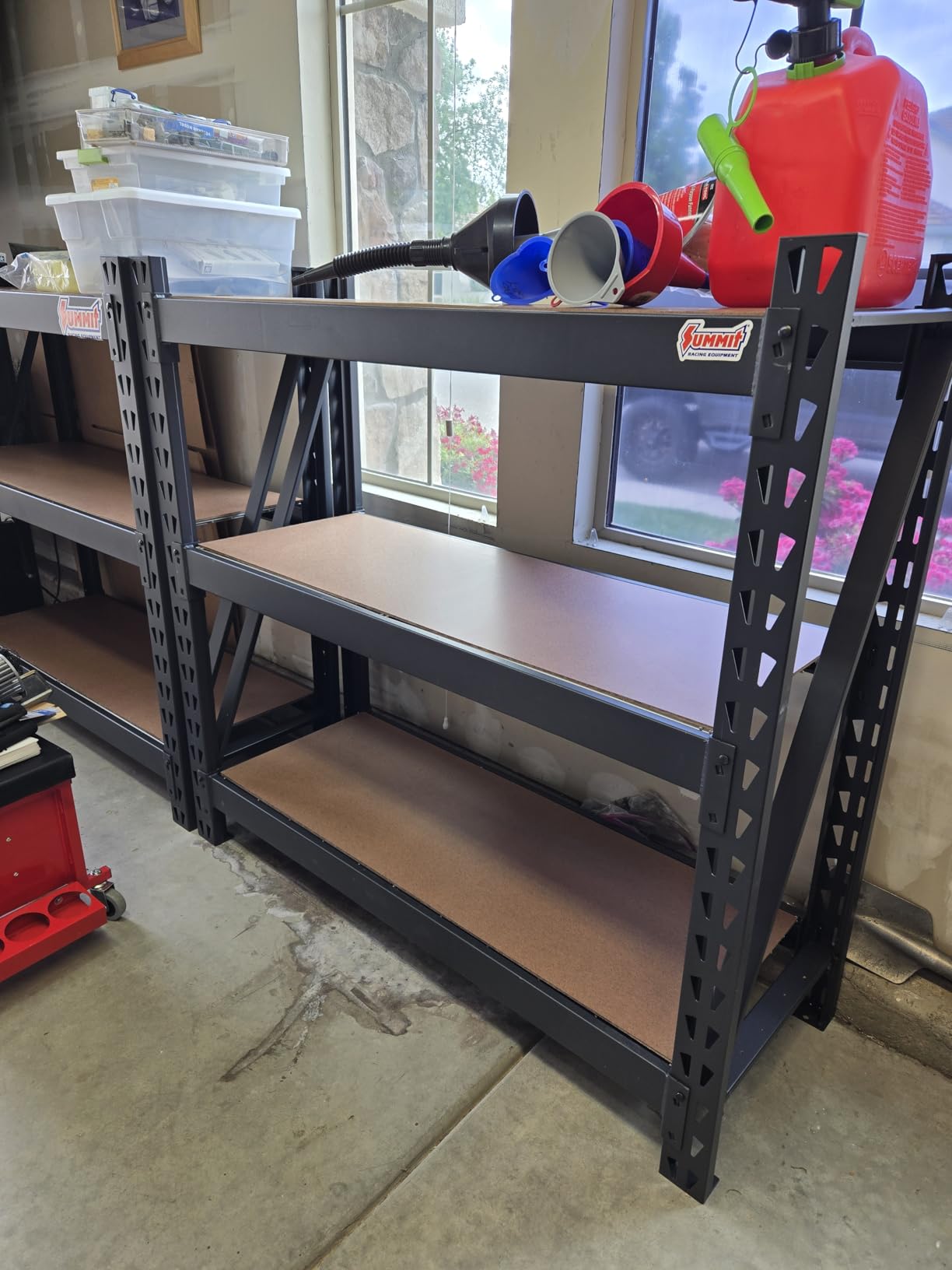 WORKPRO 77-Inch Garage Utility Shelving, 6400 lb Heavy-Duty Rack customer photo 2