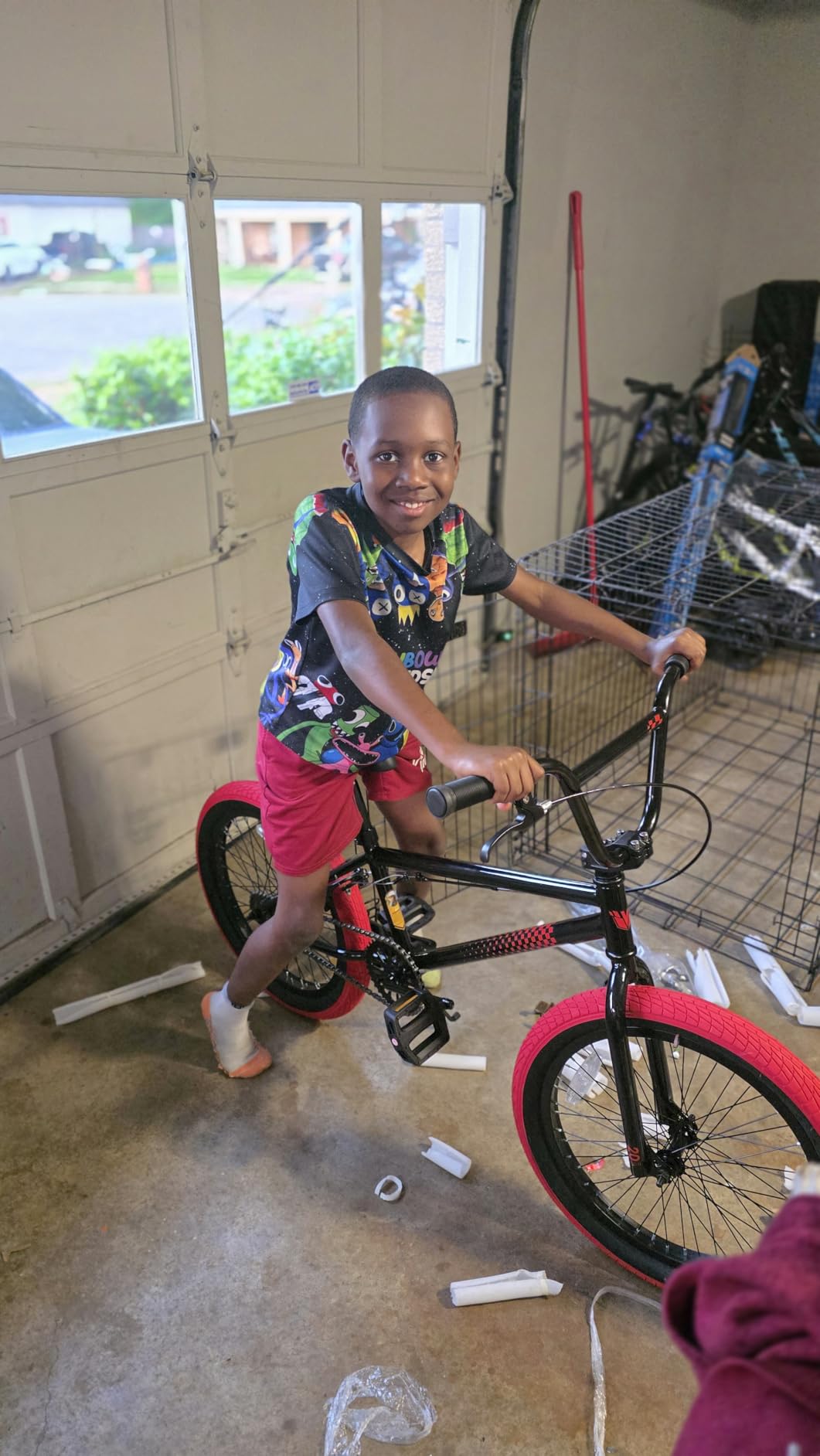 KORIMEFA Freestyle BMX Bike 18/20 inch for Kids | Beginner-Level to Advanced Riders for 6-12 Years Old Boys Girls, Trick Bicycle, Hi-Ten Steel Frame customer photo 1