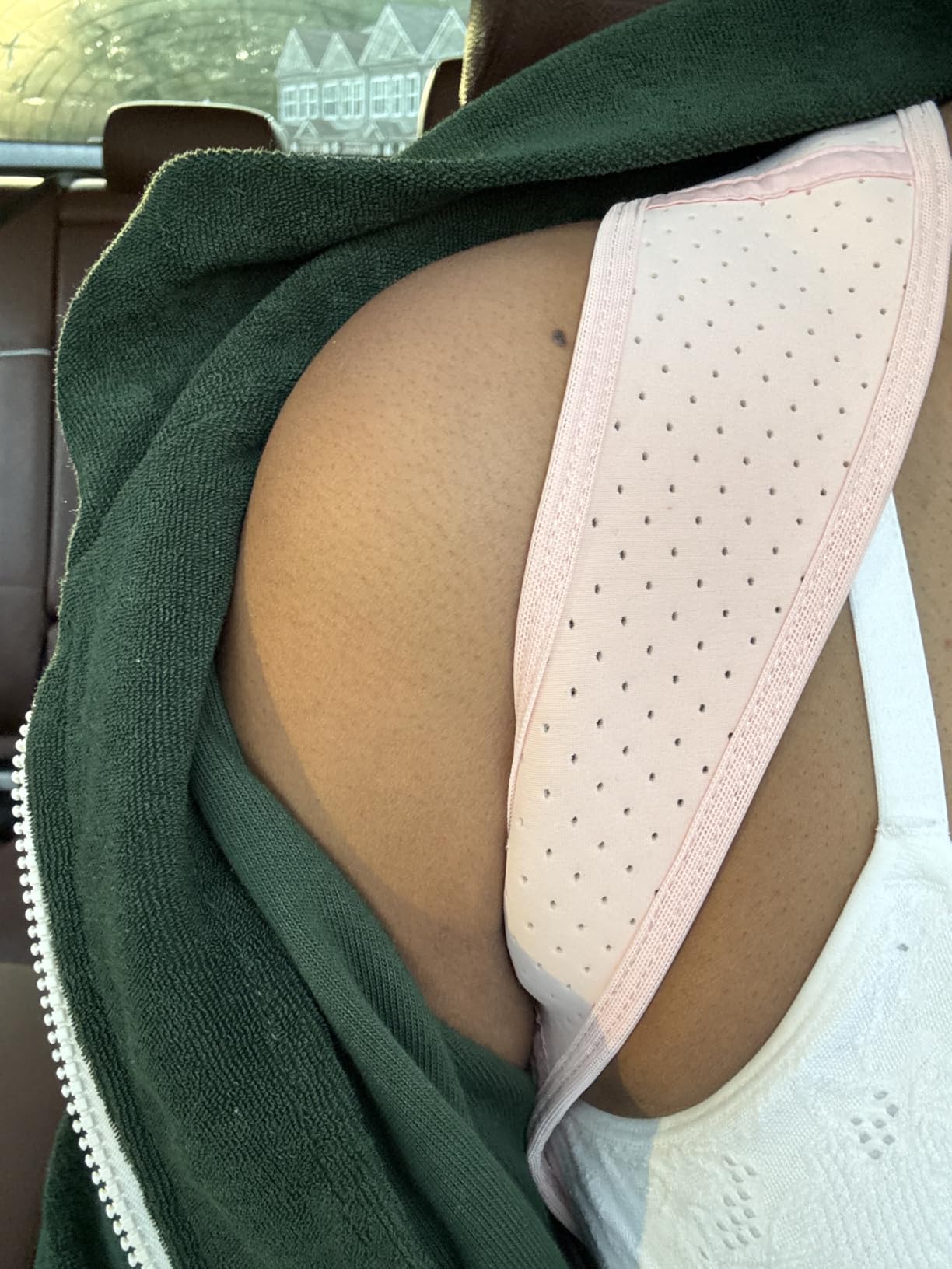 Posture Corrector for Women Back Brace Shoulder Straightener Pink, M/L customer photo 1
