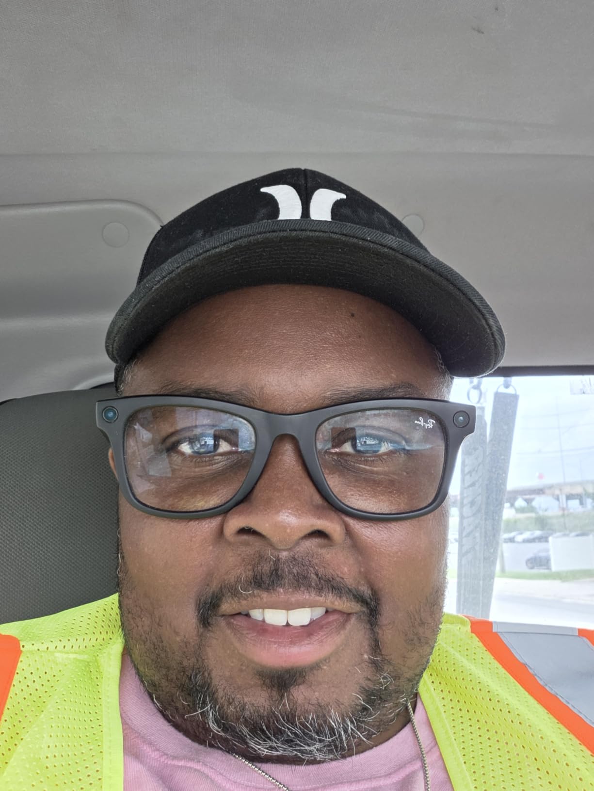 Meta Ray-Ban (Gen 2) Wayfarer Smart AI Glasses, Matte Black, Clear Lenses customer photo 2