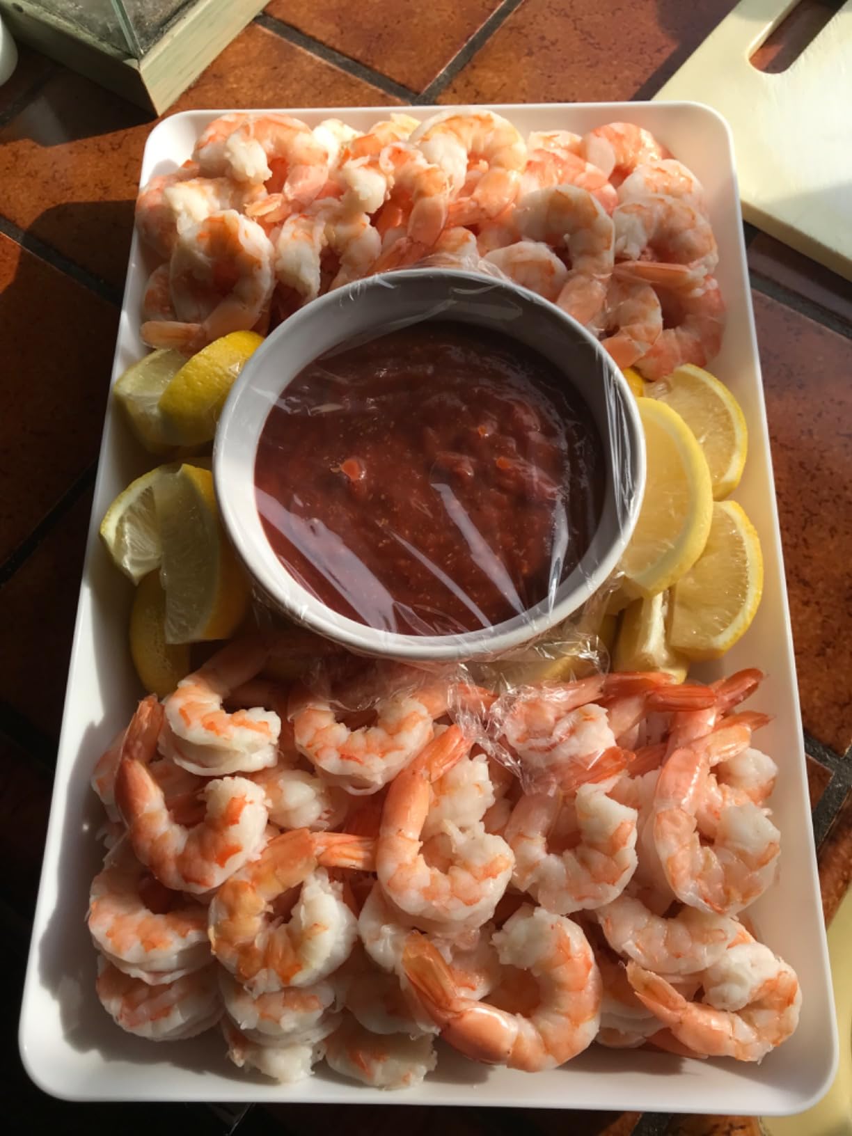 Lifewit 4 Pcs Serving Tray for Party, Reusable Plastic Food Serving Platter customer photo 2