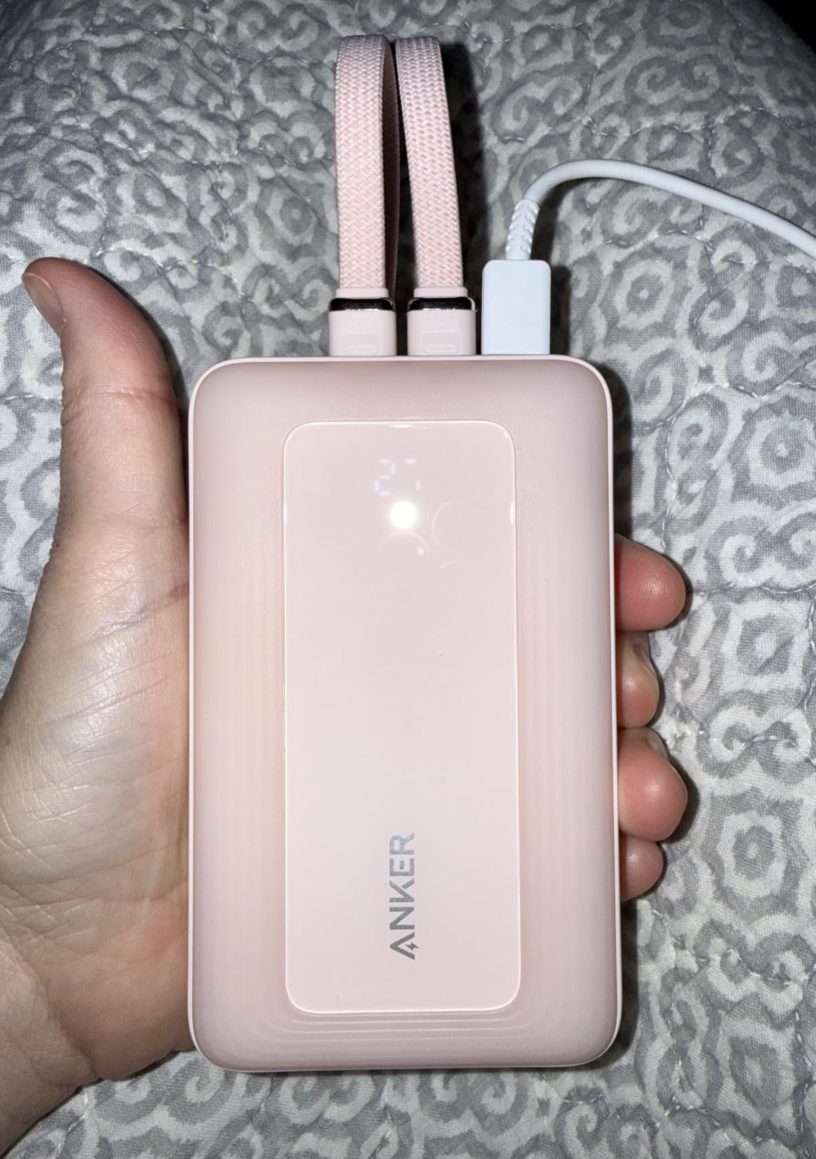 Anker Zolo Power Bank, 20,000mAh 45W Portable Charger with Built-in USB-C customer photo 1