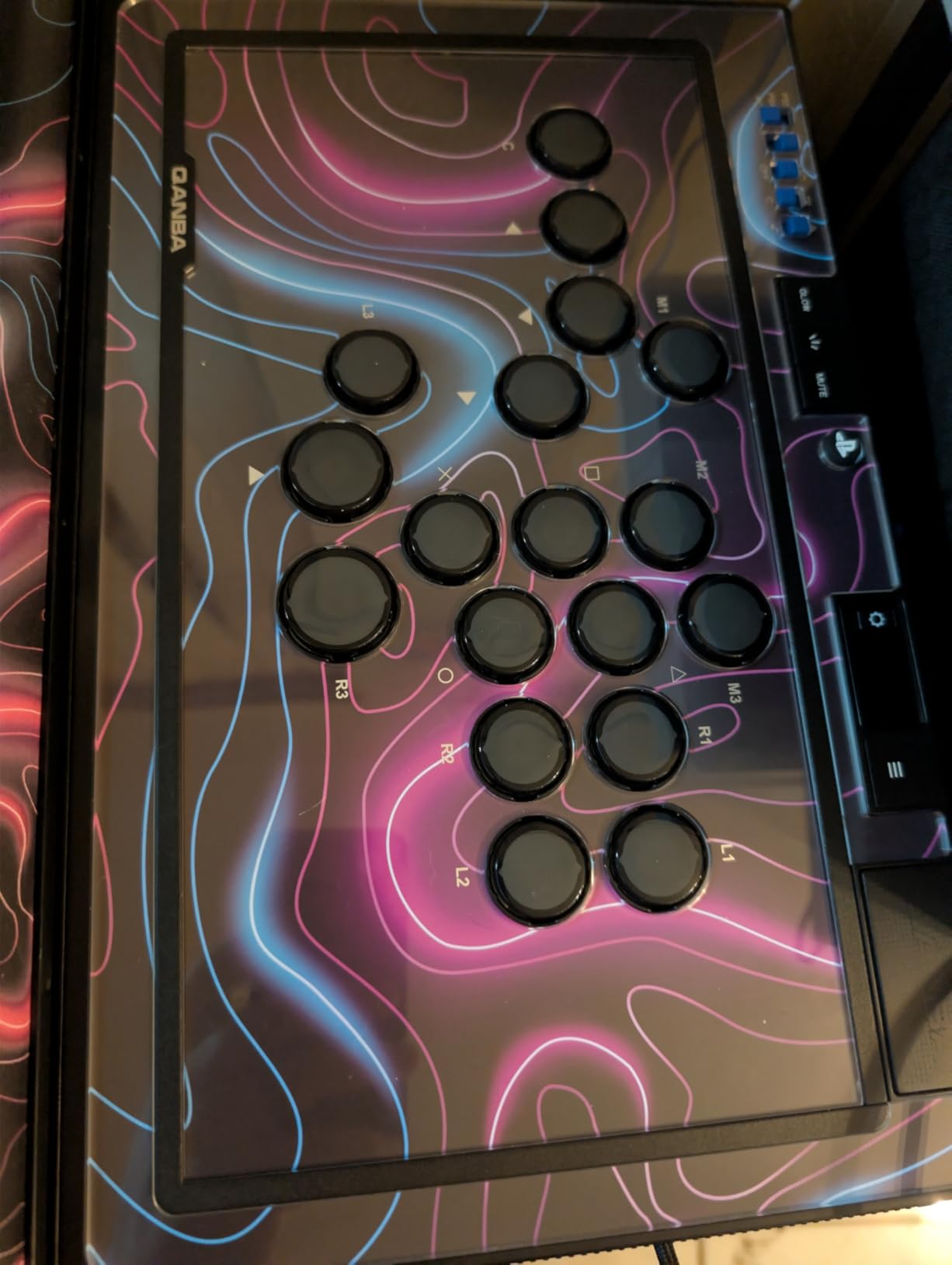 Qanba Sapphire S1 Leverless Arcade Controller Joystick for PlayStation 5 and PlayStation 4 and PC (Fighting Stick) Officially Licensed Sony Product，Detachable Joystick，Tournament Grade for Fighting Games customer photo 1