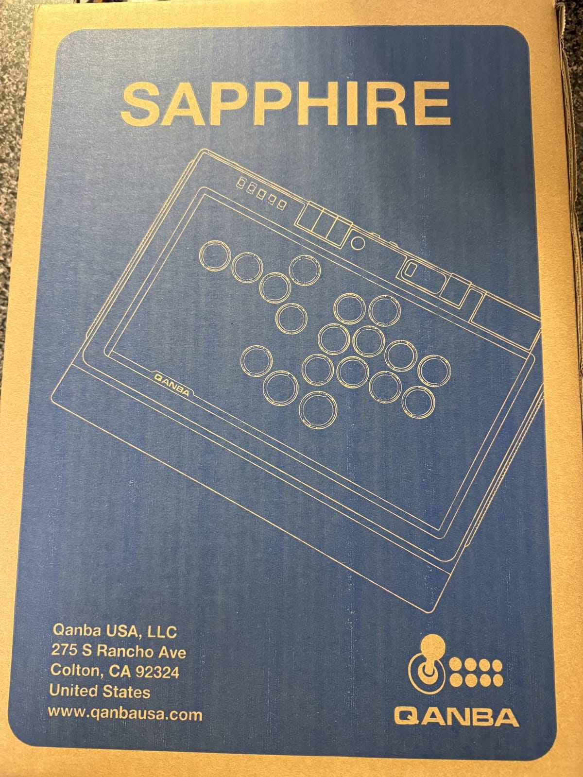 Qanba Sapphire S1 Leverless Arcade Controller Joystick for PlayStation 5 and PlayStation 4 and PC (Fighting Stick) Officially Licensed Sony Product，Detachable Joystick，Tournament Grade for Fighting Games customer photo 2
