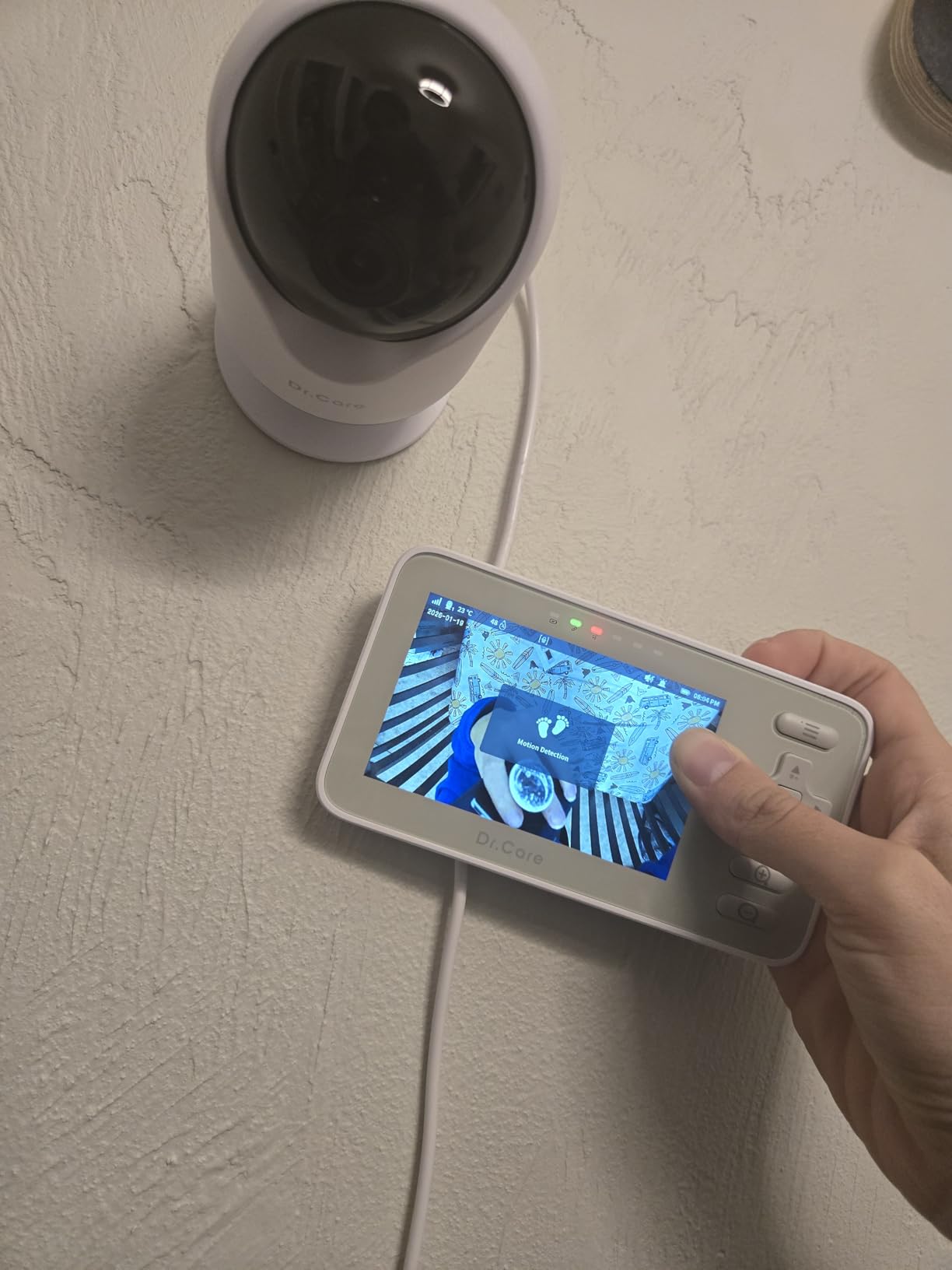 Dr.Care VistaView Lite Smart WiFi Baby Monitor with 1080P Camera, 4