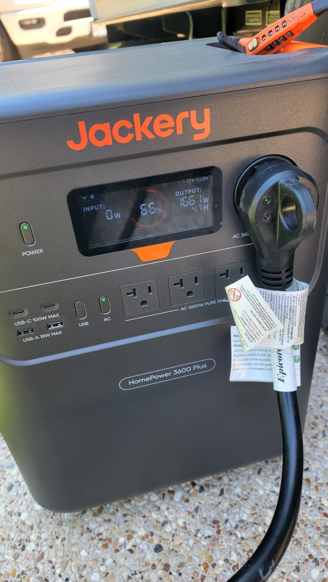 Jackery HomePower 3600 Plus Power Station, 3584Wh, 3600W AC Output customer photo 2