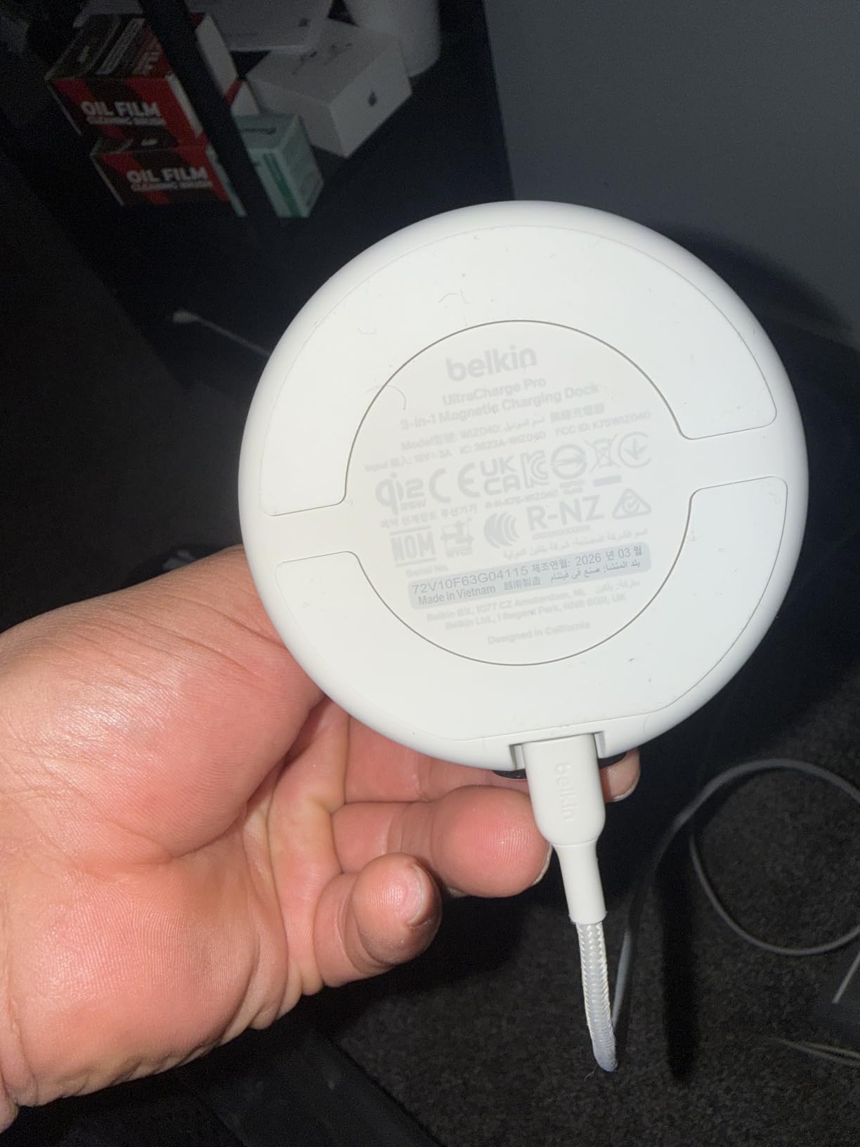 Belkin Qi2.2 25W Wireless Fast Charging Station, 3 in 1 iPhone Charger customer photo 1