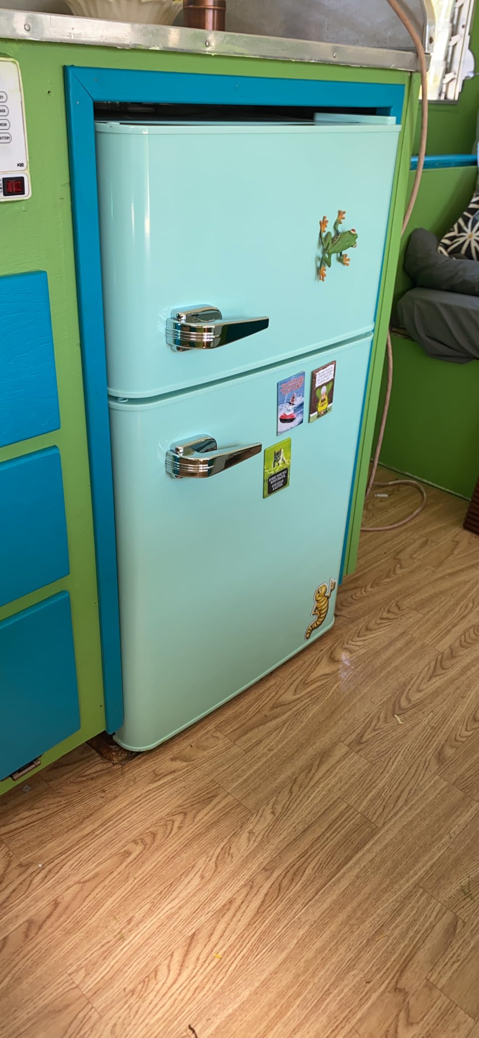 Antarctic Star 2 French Door Refrigerator Fridge with Side Freezer & Water Dispensor, Nugget Ice Maker & Cube Ice, Adjustable Thermostat, 20 Cu Ft, Stainless Steel customer photo 1