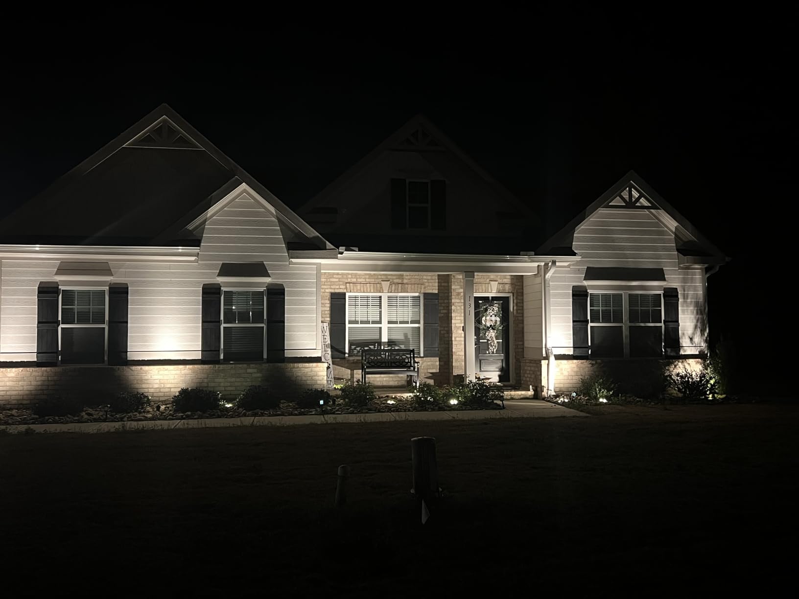SUNVIE 6W LED Low Voltage Landscape Lighting Kit 3000K, Dusk to Dawn, 8 PCS | Low Voltage Landscape Lights, IP65 Waterproof, Aluminum, All-in-One Landscape Lighting Kit, for Yard Garden Tree House customer photo 1