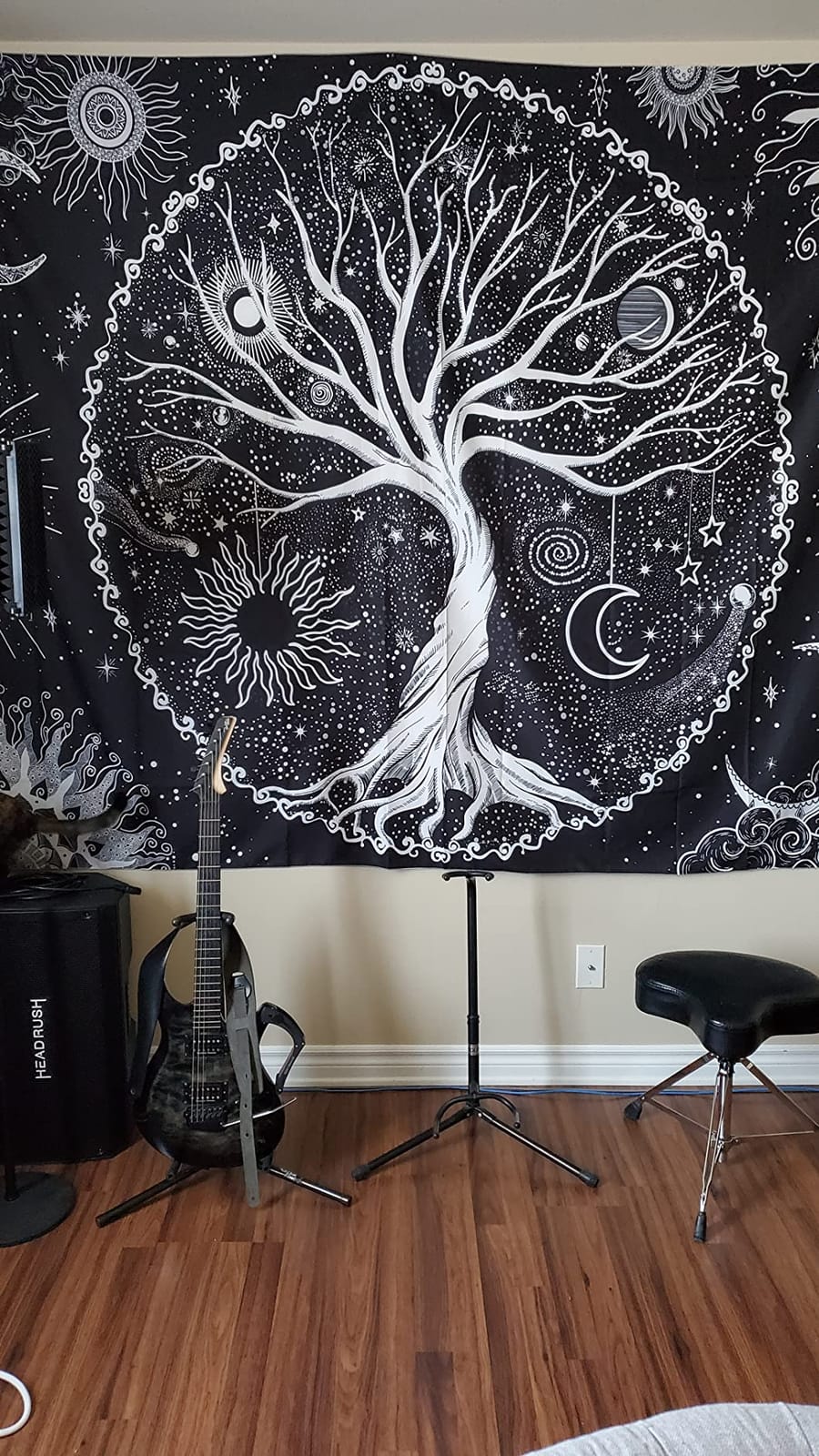 Spenlife Tree of Life Tapestry, Whimsical Floral Tapestries for Bedroom, Cottagecore Wall Decor, Nature Tapestries (60