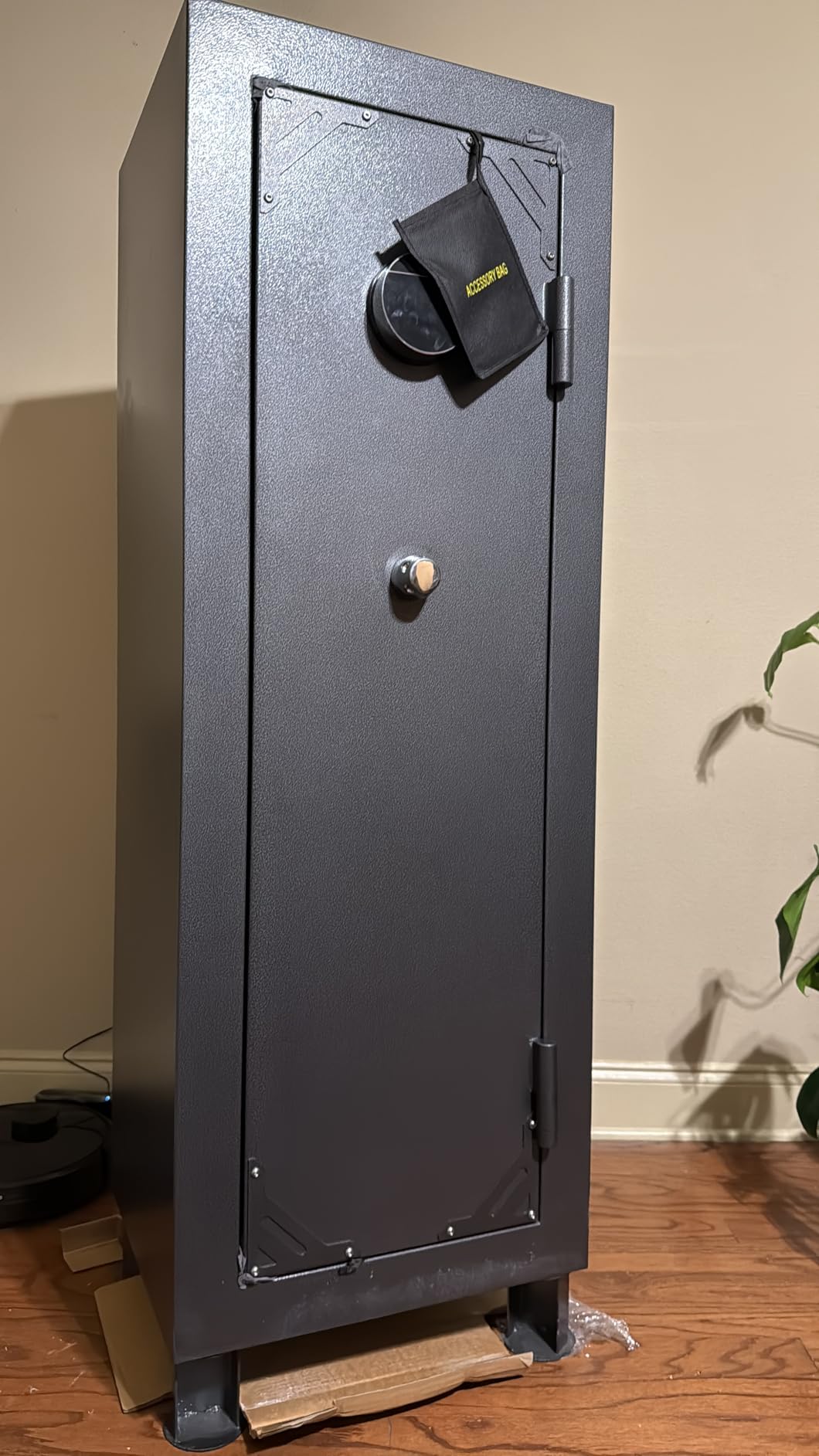 KAER Fireproof 20 Gun Safe 1400°F / 45 Minutes Biometric Gun Safe for Rifles and Pistols Rifle Safe Gun Cabinet Quick Access Gun Safes with Adjustable Shelf and Gun Rack (Gray) customer photo 2