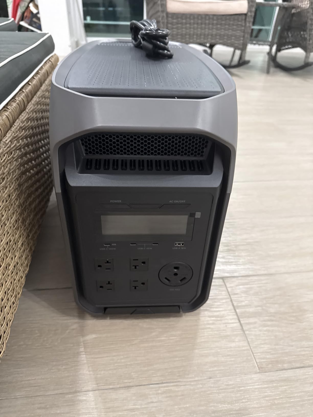 EF ECOFLOW DELTA 3 Ultra 3072Wh Solar Generator with 2X220W Solar Panels customer photo 2