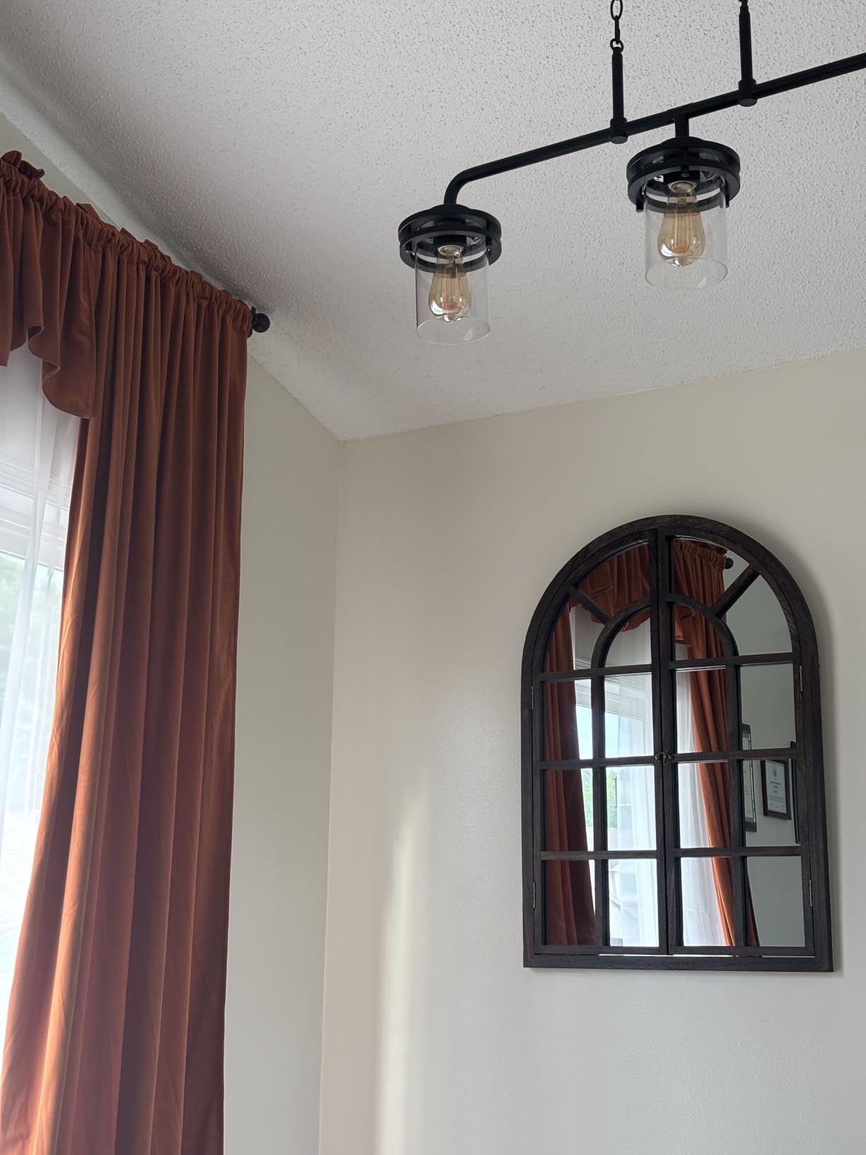 Farmhouse Window Mirror for Wall, 38