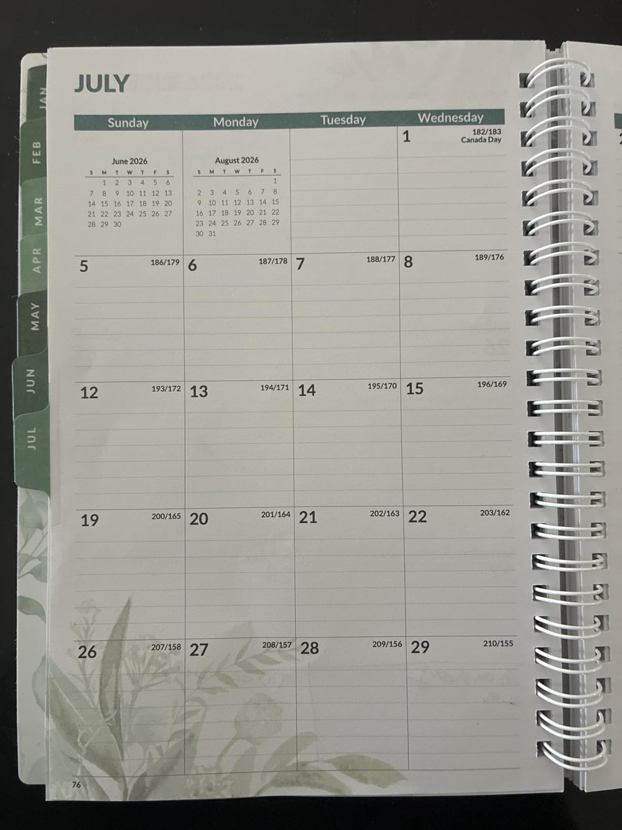 SUNEE Academic Planner 2026-2027 – Weekly & Monthly Planner, July 2026 to June 2027, 8.5