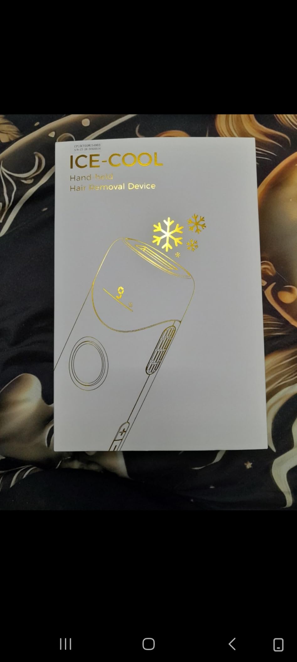 Ubroo Laser Hair Removal for Women, 97.6% Hair Reduction in 2 Session, 5℃ Ice Cooling IPL Hair Removal Device, Hair Removal at Home for Legs Bikini Armpits Facial (Gold) customer photo 2