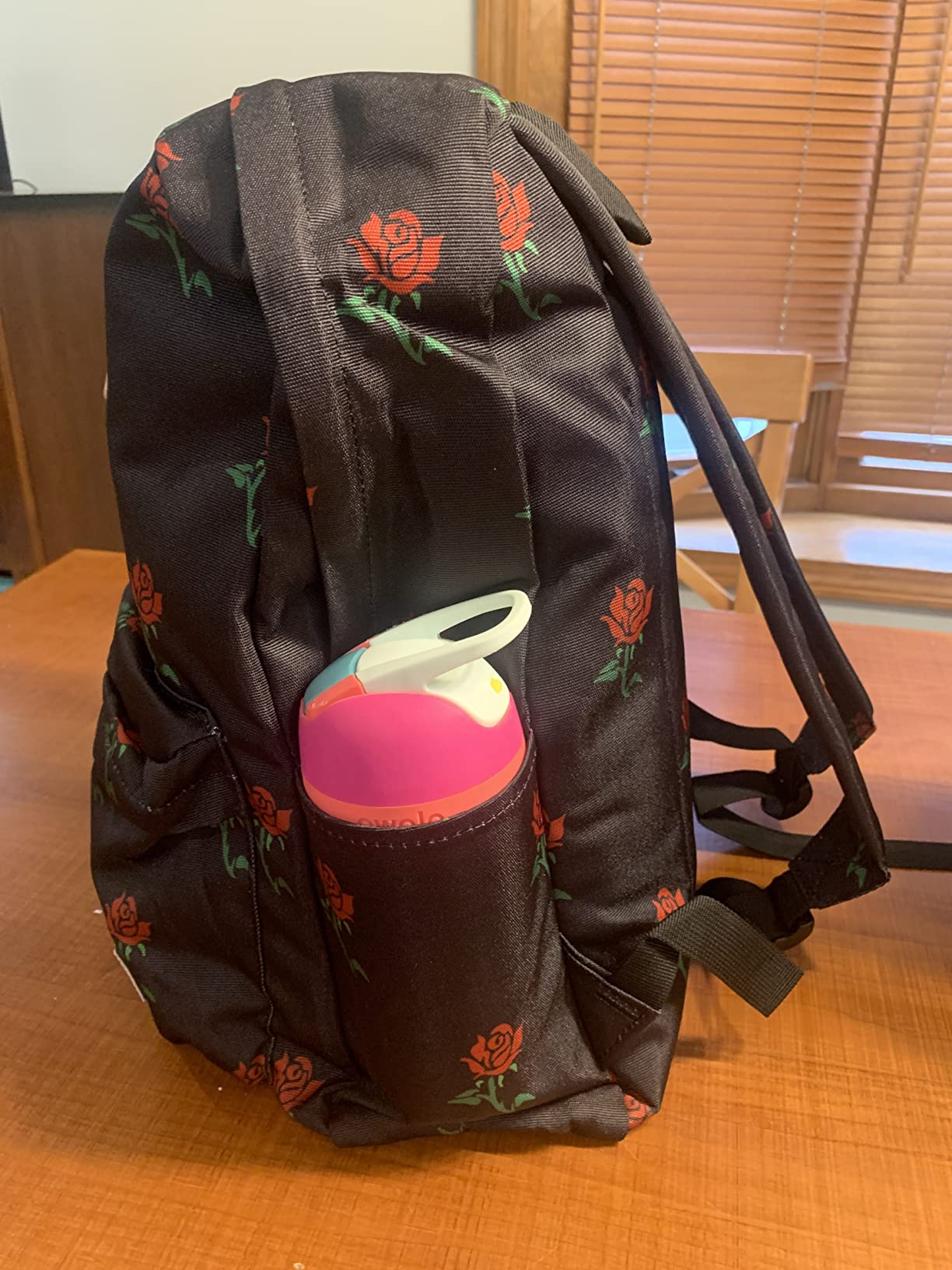 VASCHY Lightweight Backpack for School, Water Resistant Classic Bookbag with Side Pockets for Boys,Girls Kids,Teens Lake Green Tangerine customer photo 2