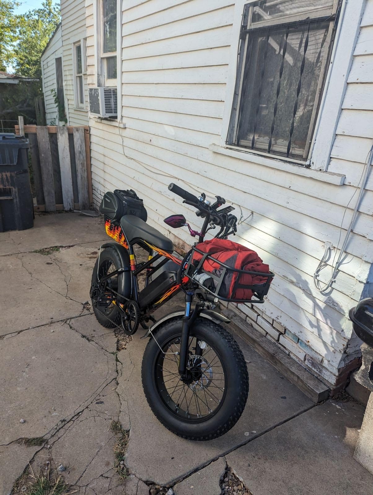 Jasion RetroVolt Electric Bike, 70-Mile Range, 2000W Peak, Fat Tire | 48V 15Ah Removable Battery, 30MPH E bike, 5 Riding Modes, 7-Speed, Full Suspension customer photo 2
