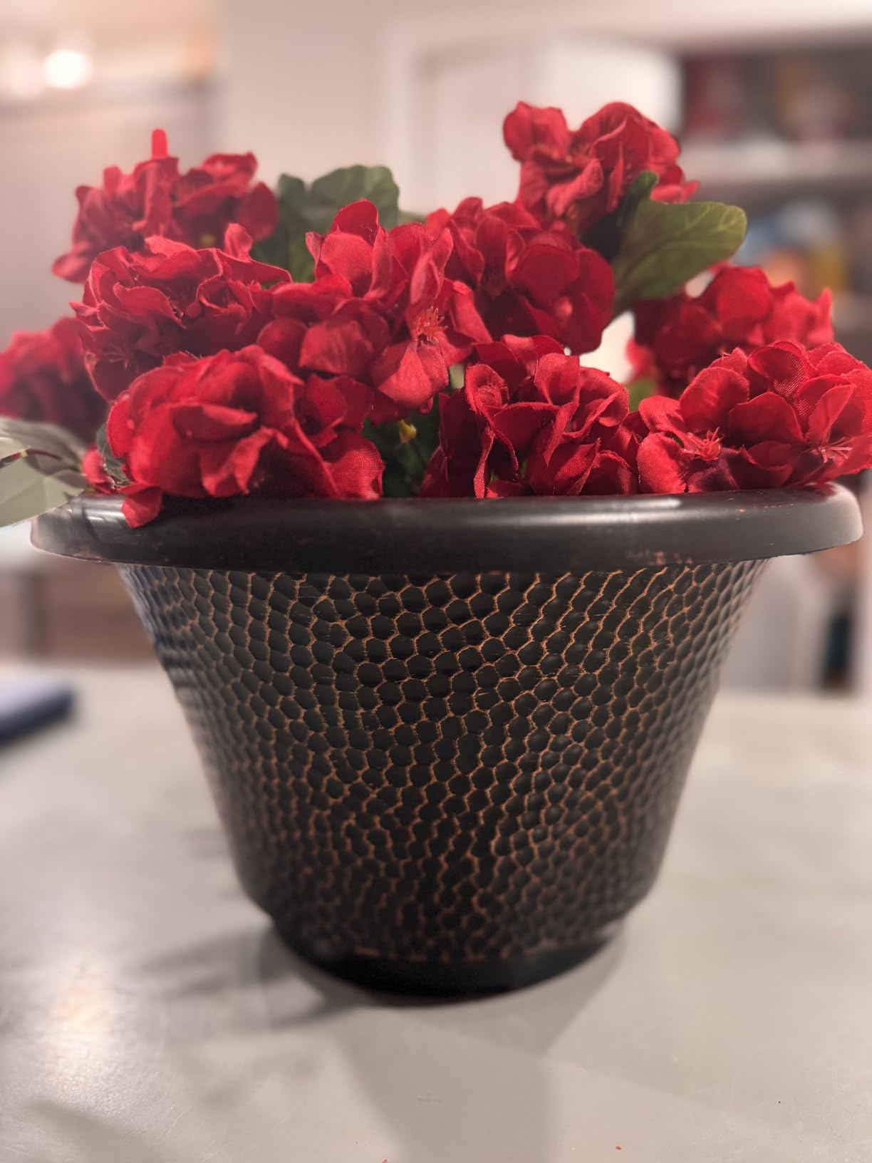 Quarut 12 Inch Pots for Plants,4 Pack Large Flower Pots with Drainage Hole customer photo 2