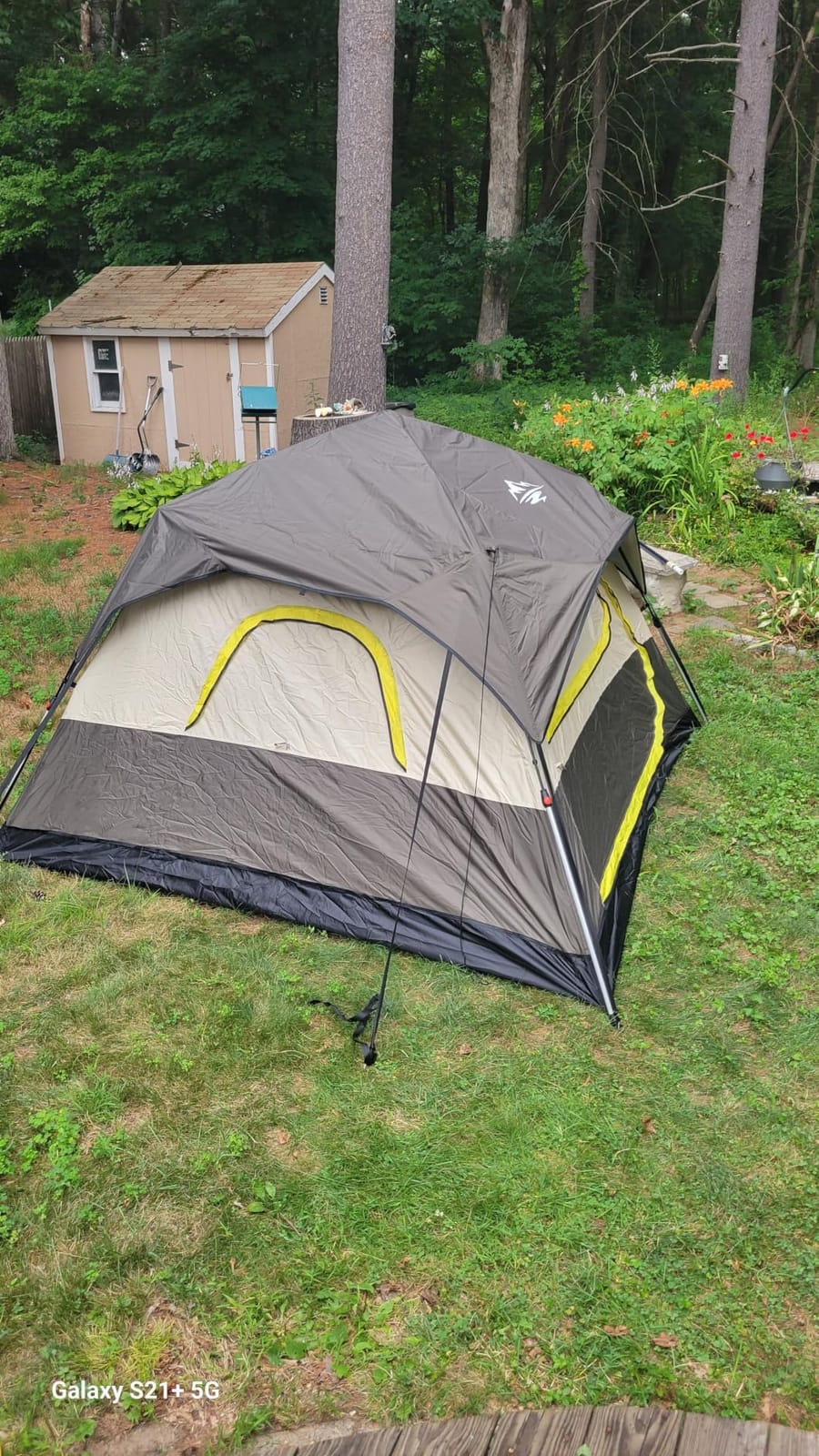 4 Person Instant Tents for Camping Setup in 50s, Cabin Tent with Rainfly customer photo 2